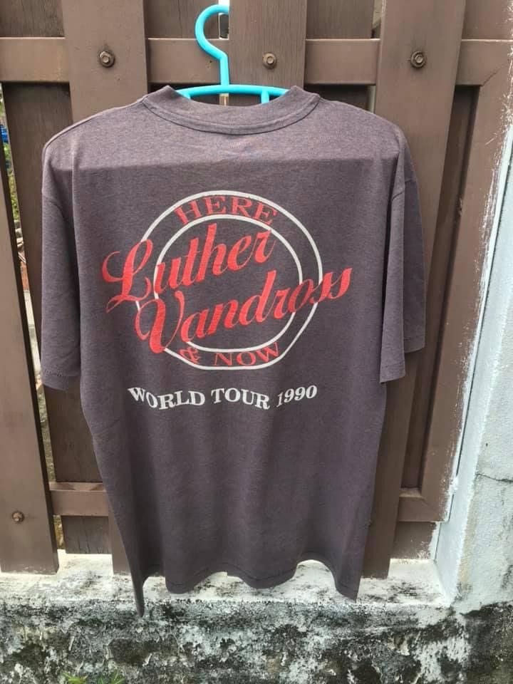 Band Tees × Hanes × Vintage Vintage Luther Vandeross World Tour 1990 Size US L / EU 52-54 / 3 - 4 Thumbnail