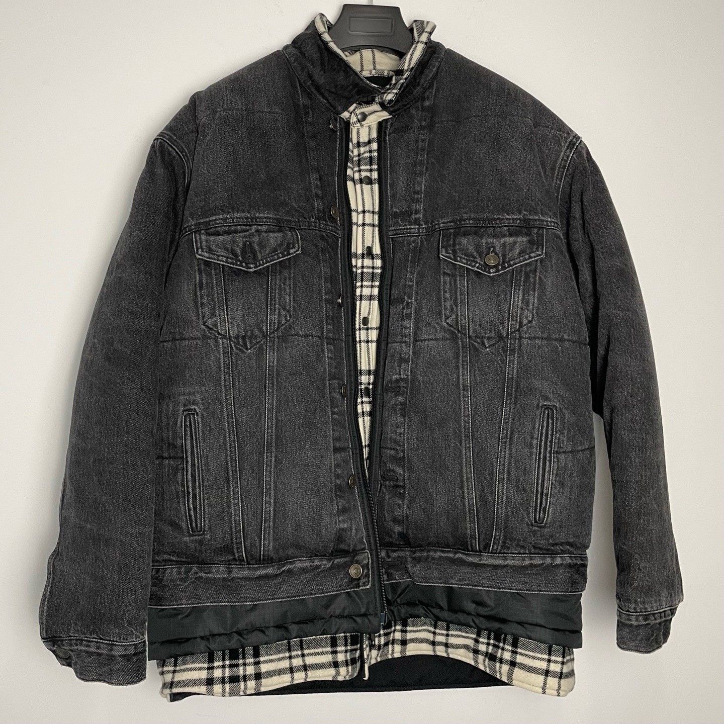 Balenciaga Balenciaga Three-in-One Denim Jacket Size US M / EU 48-50 / 2 - 1 Thumbnail