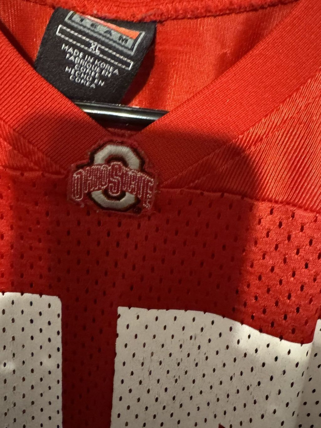Nike Ohio State Buckeyes Red Nike Kid’s size XL Football jersey Size US XL / EU 56 / 4 - 6 Thumbnail