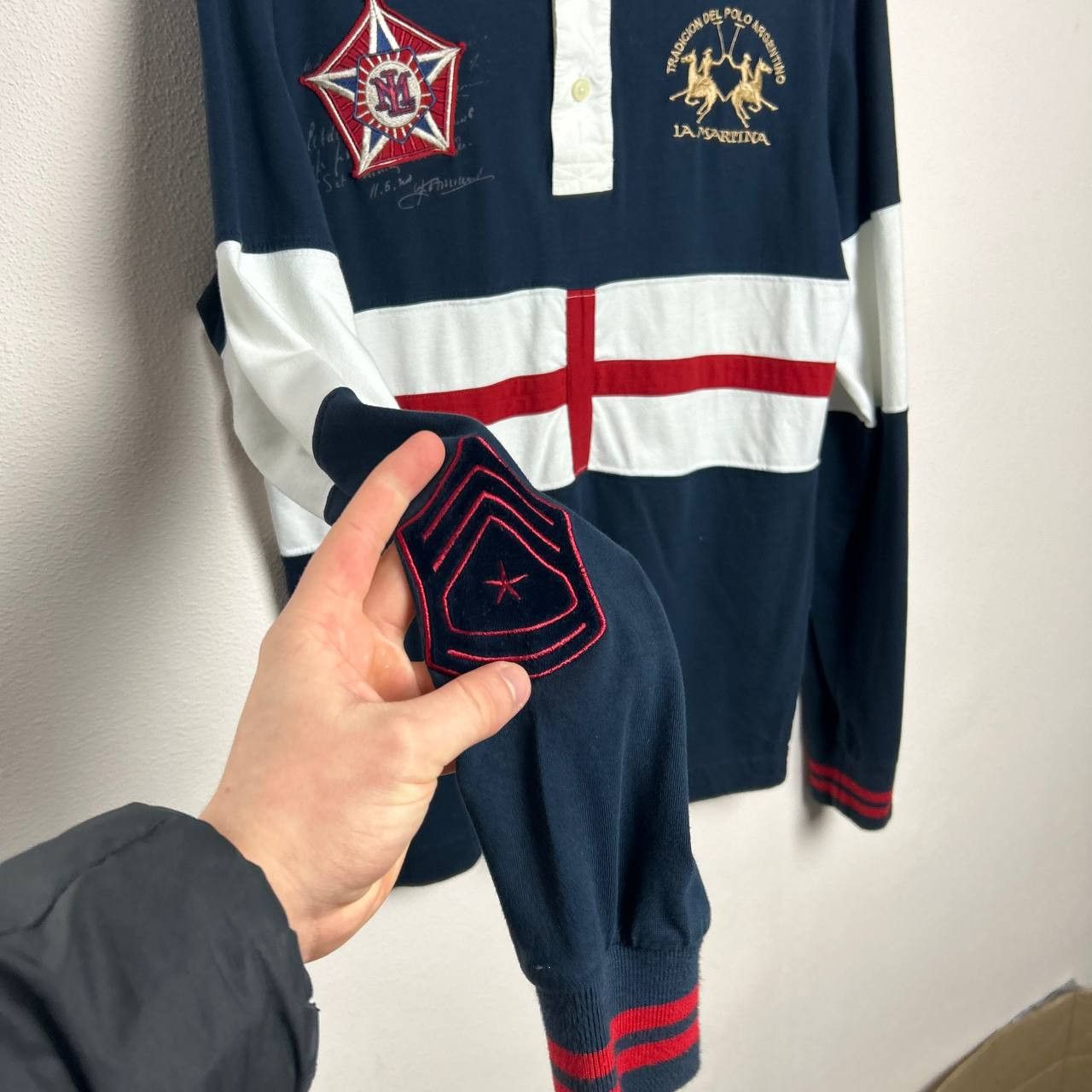 La Martina Designer La martina Big logo y2k opium streetwear longsleeve Size US S / EU 44-46 / 1 - 8 Thumbnail