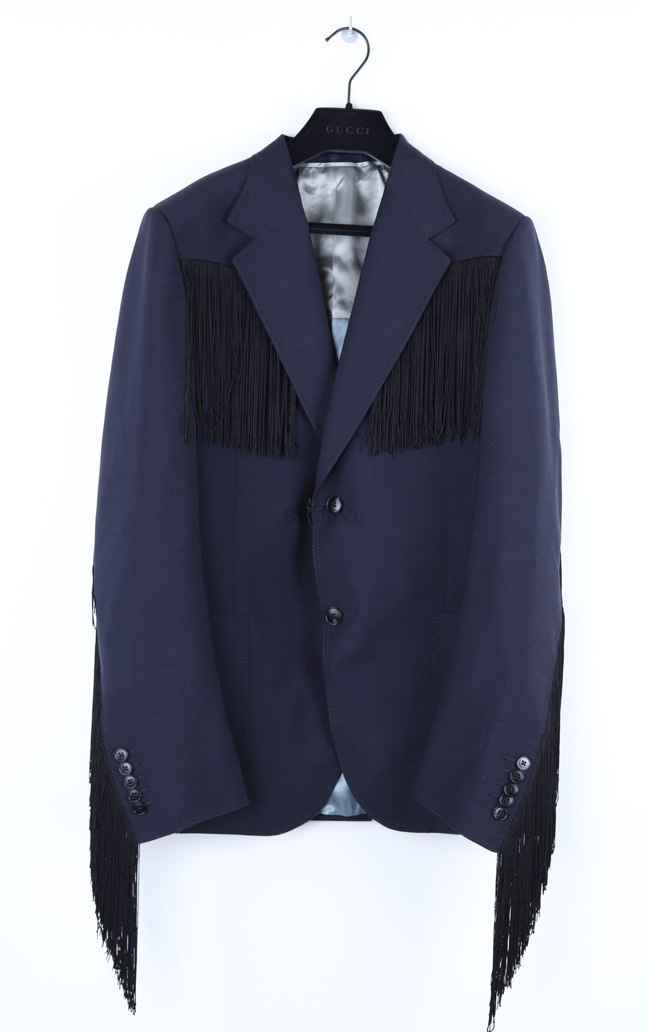 Gucci GUCCI JACKET BLAZER NAVY RUNWAY 370 Size US M / EU 48-50 / 2 - 1 Thumbnail