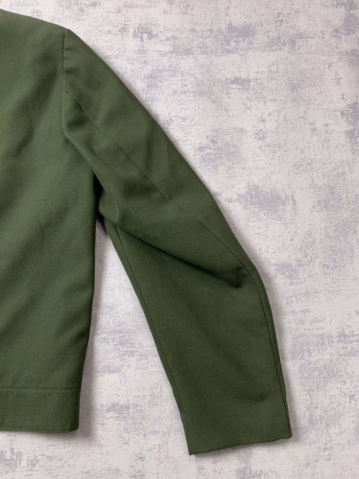 Vintage 80s Cropped Swedish Army Jacket Boxy Vintage Y2K Size US M / EU 48-50 / 2 - 13 Thumbnail