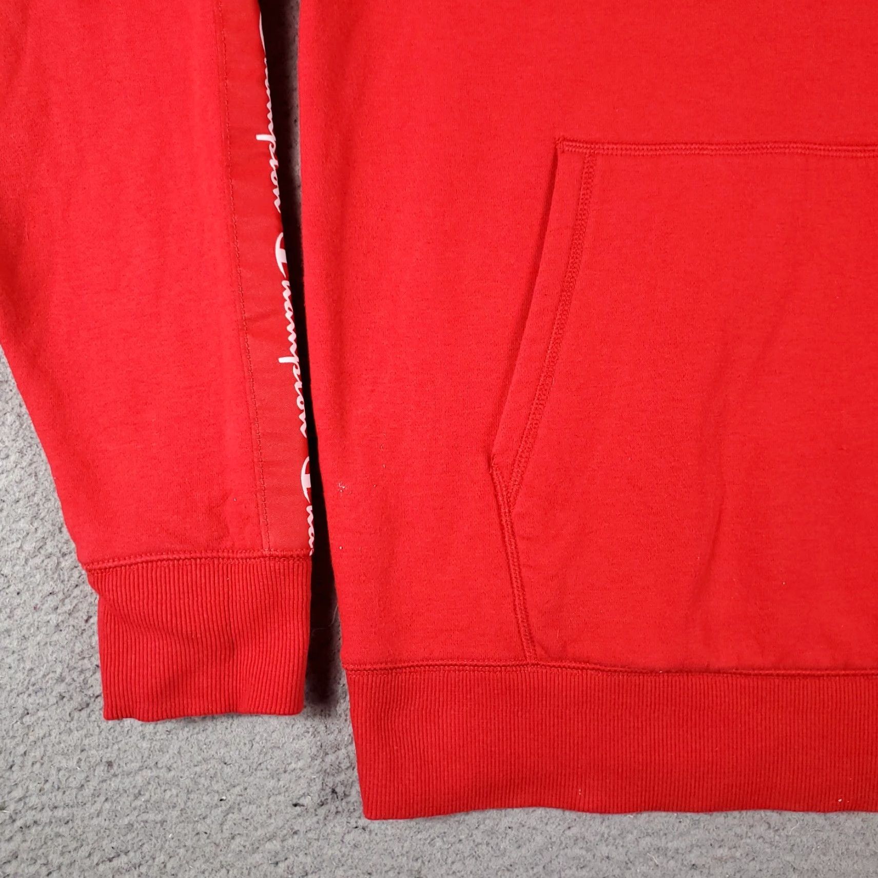 Champion Champion Hoodie Mens Medium Red Casual Pullover Sweatshirt Fleece Size US M / EU 48-50 / 2 - 4 Thumbnail
