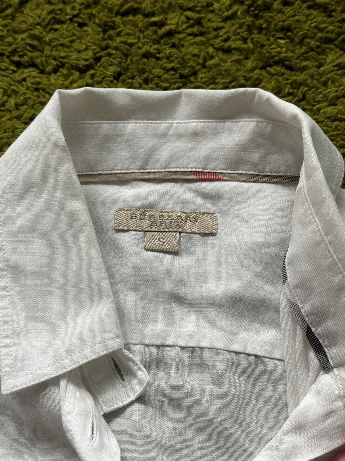 Burberry × Designer Burberry Brit 100% ramie shirt blouse Size S / US 4 / IT 40 - 3 Thumbnail