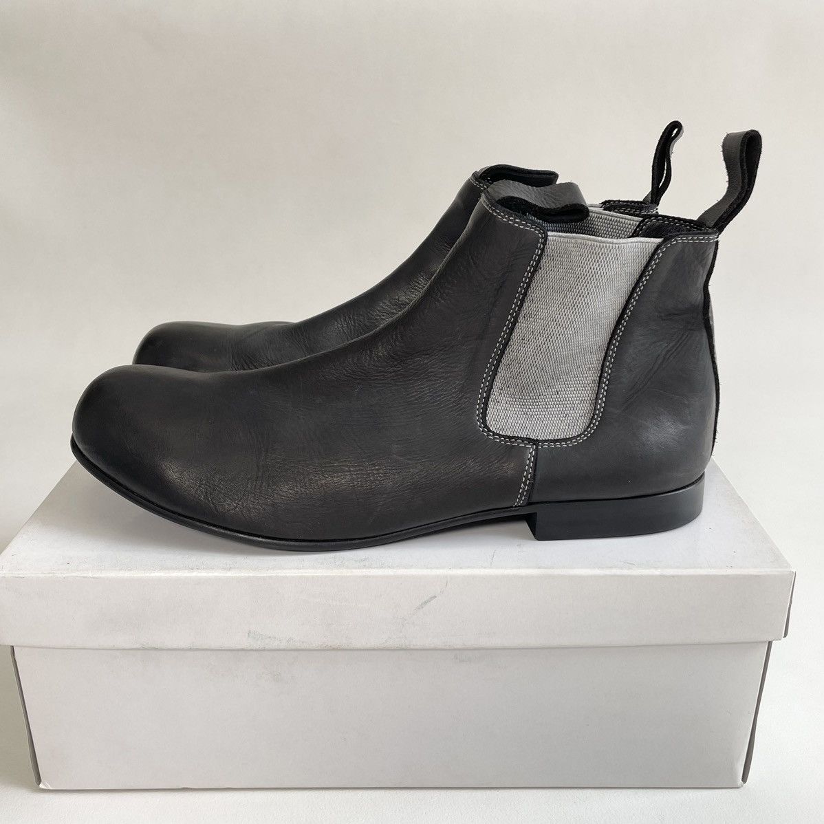 Comme des Garcons Object Dyed Leather Chelsea Boots Size US 10 / EU 43 - 15 Thumbnail