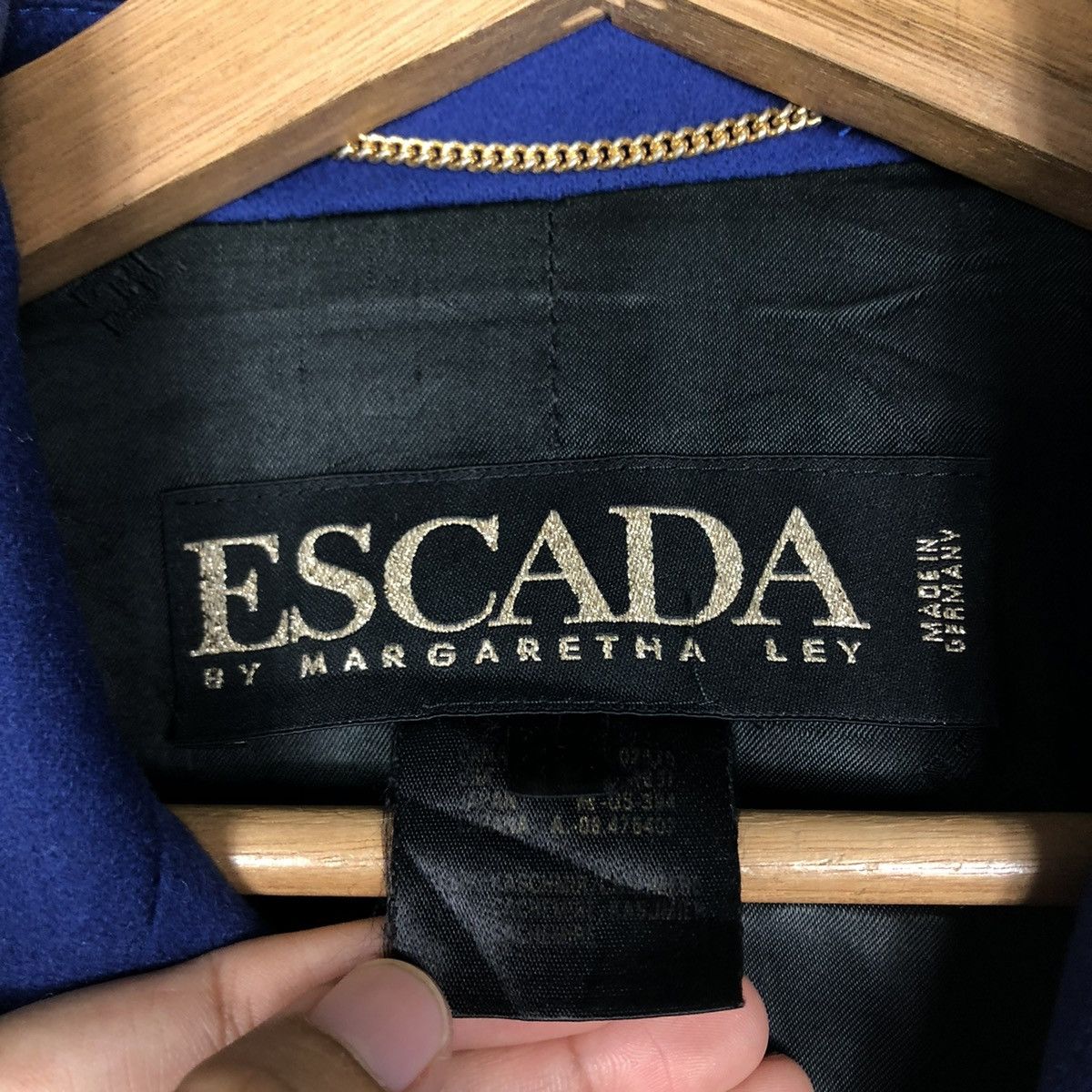 Japanese Brand 🔥VINTAGE CHORE COATS ESCADA MARGARETHA LEY GERMANY Size M / US 6-8 / IT 42-44 - 19 Thumbnail