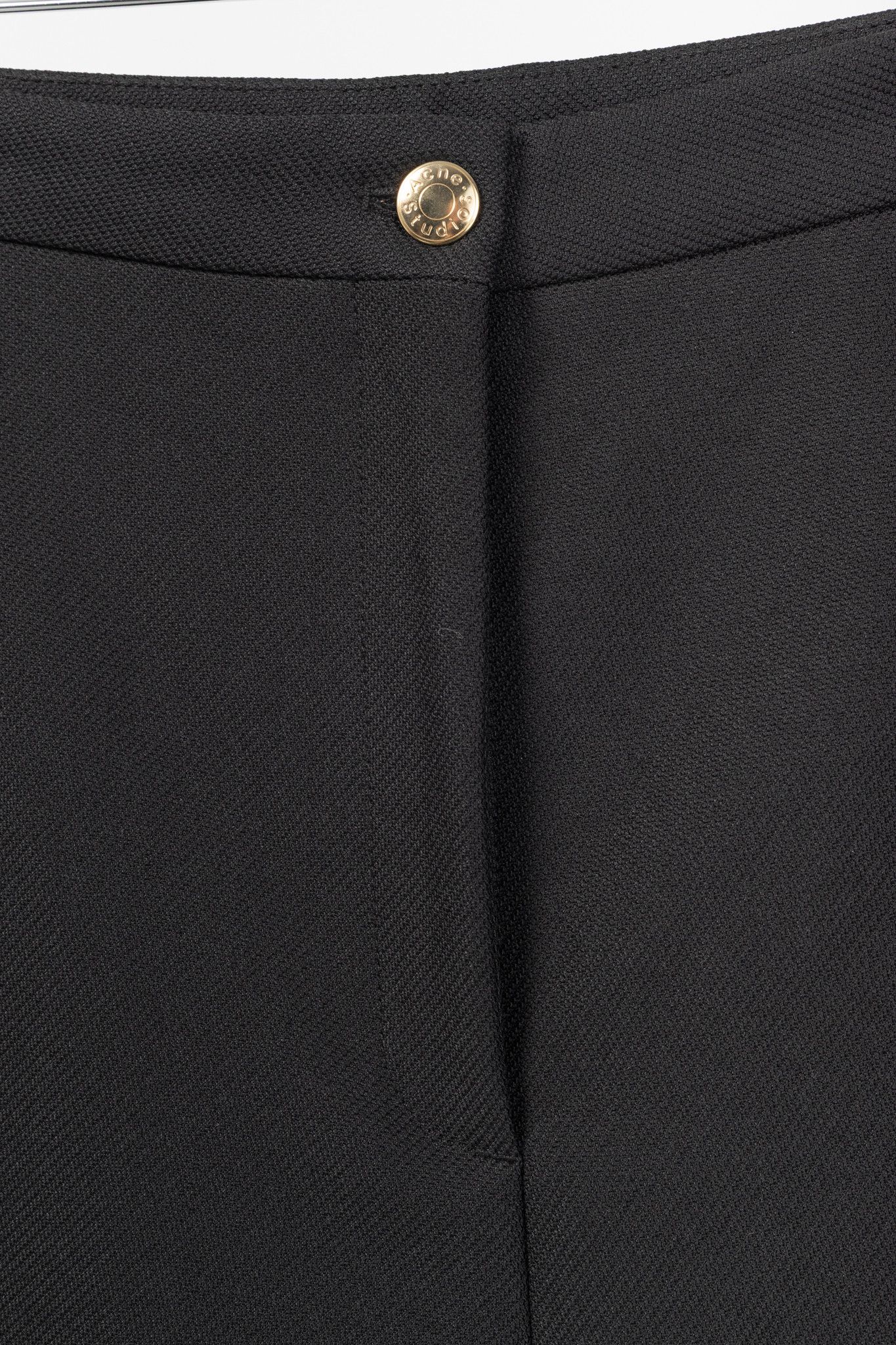 Acne Studios Acne Studios Myla Black Twill Flared Pants Size 27" / US 4 / IT 40 - 6 Thumbnail