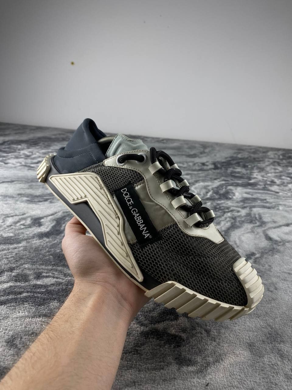 Dolce & Gabbana Dolce & Gabbana NS1 Sneakers Men Size 41 Gray Size US 8 / EU 41 - 2 Thumbnail