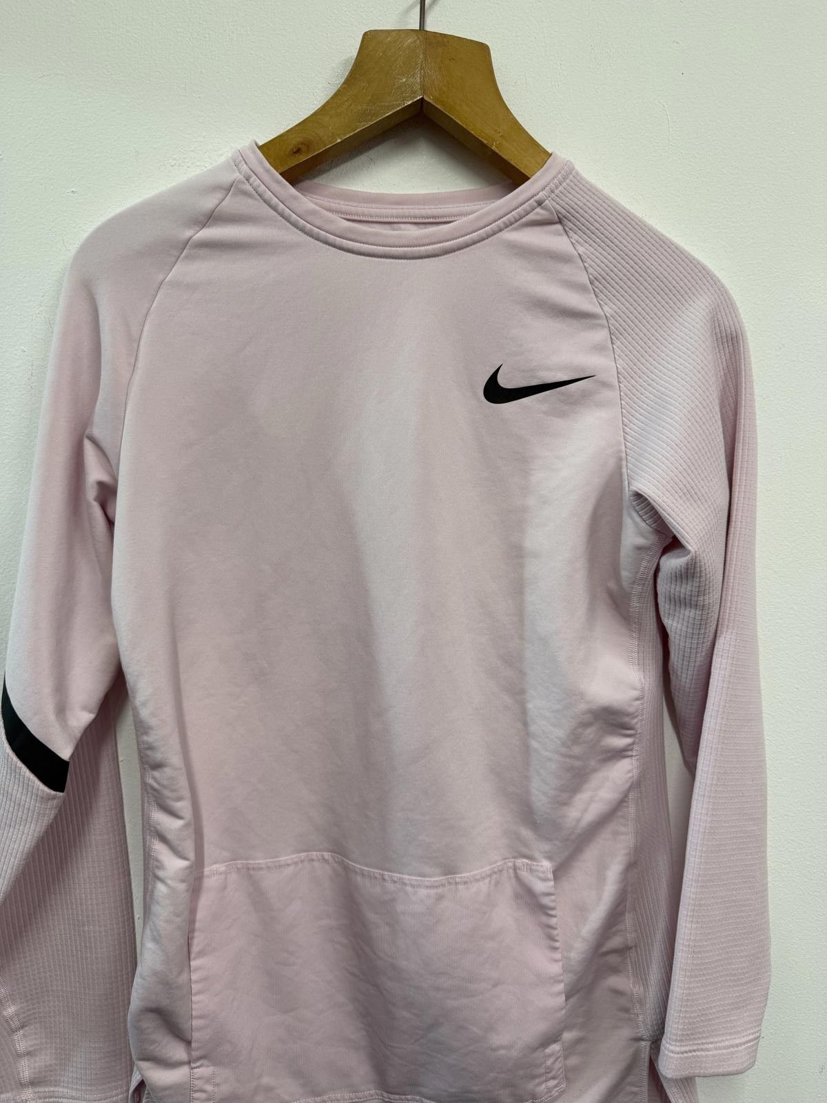 Nike Nike Dri-FIT Long Sleeve Pink Sports Top Size Small Size S / US 4 / IT 40 - 3 Thumbnail