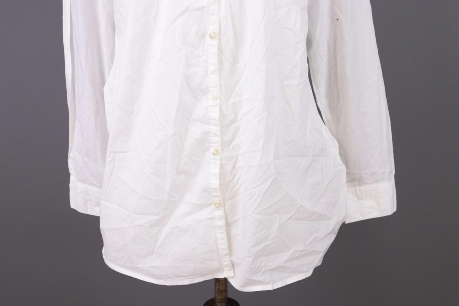 Designer Emily Van Den Bergh White Blouse Tunic Shirt Size 44 Size M / US 6-8 / IT 42-44 - 2 Thumbnail