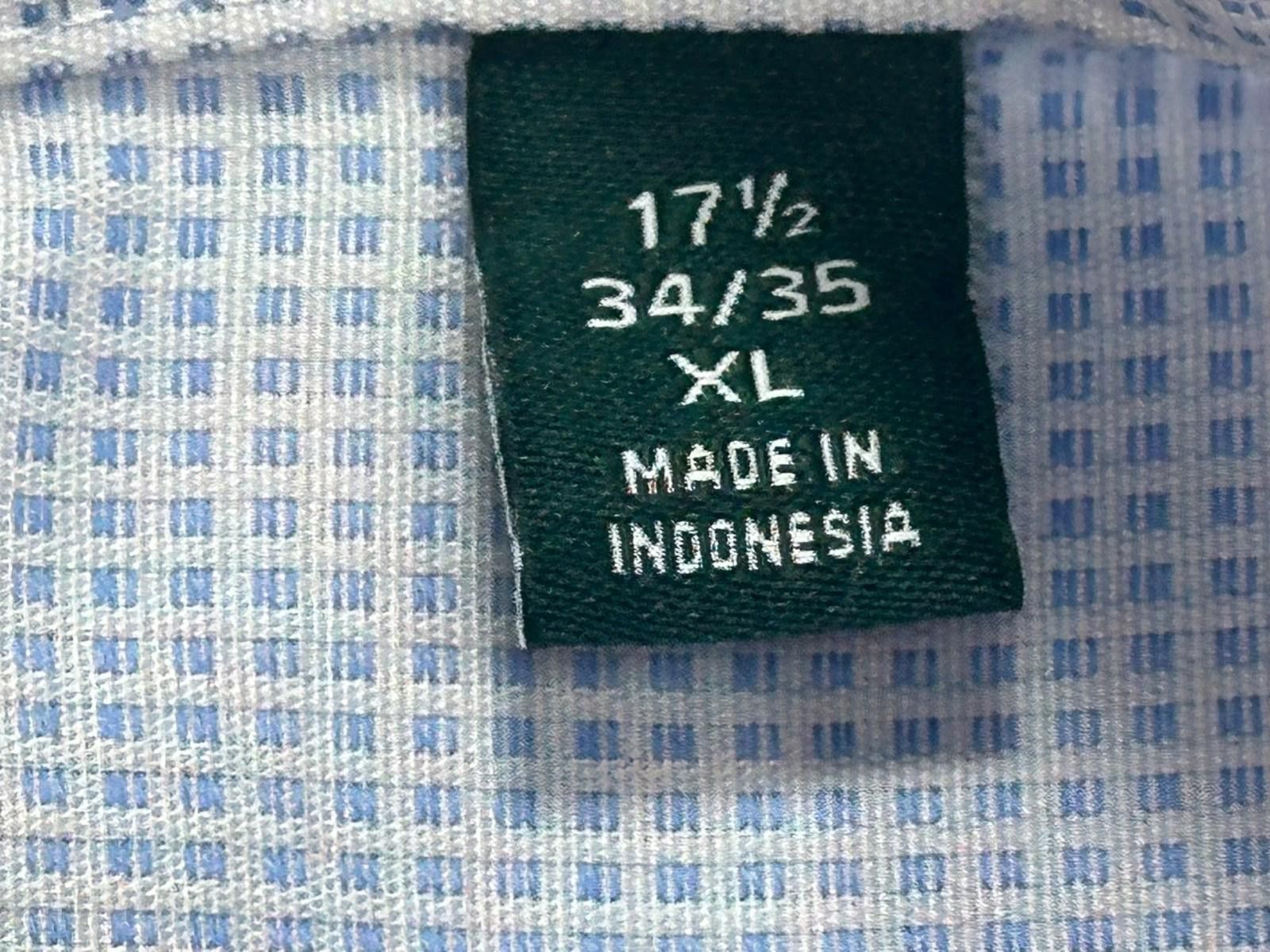 Lauren Ralph Lauren Ralph Lauren Regular Non-Iron Checked Button Up Blue Mens XL Size US XL / EU 56 / 4 - 6 Thumbnail
