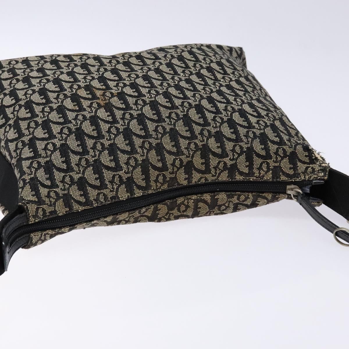 Dior DIOR Trotter Canvas Shoulder Bag Navy Silver Size ONE SIZE - 6 Thumbnail