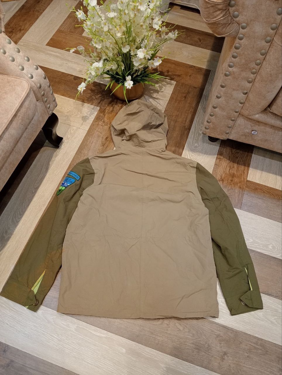 go slow caravan GO SLOW CARAVAN BREATHABLE PATCH MOUNTAIN PARKA JACKET Size US XL / EU 56 / 4 - 7 Thumbnail
