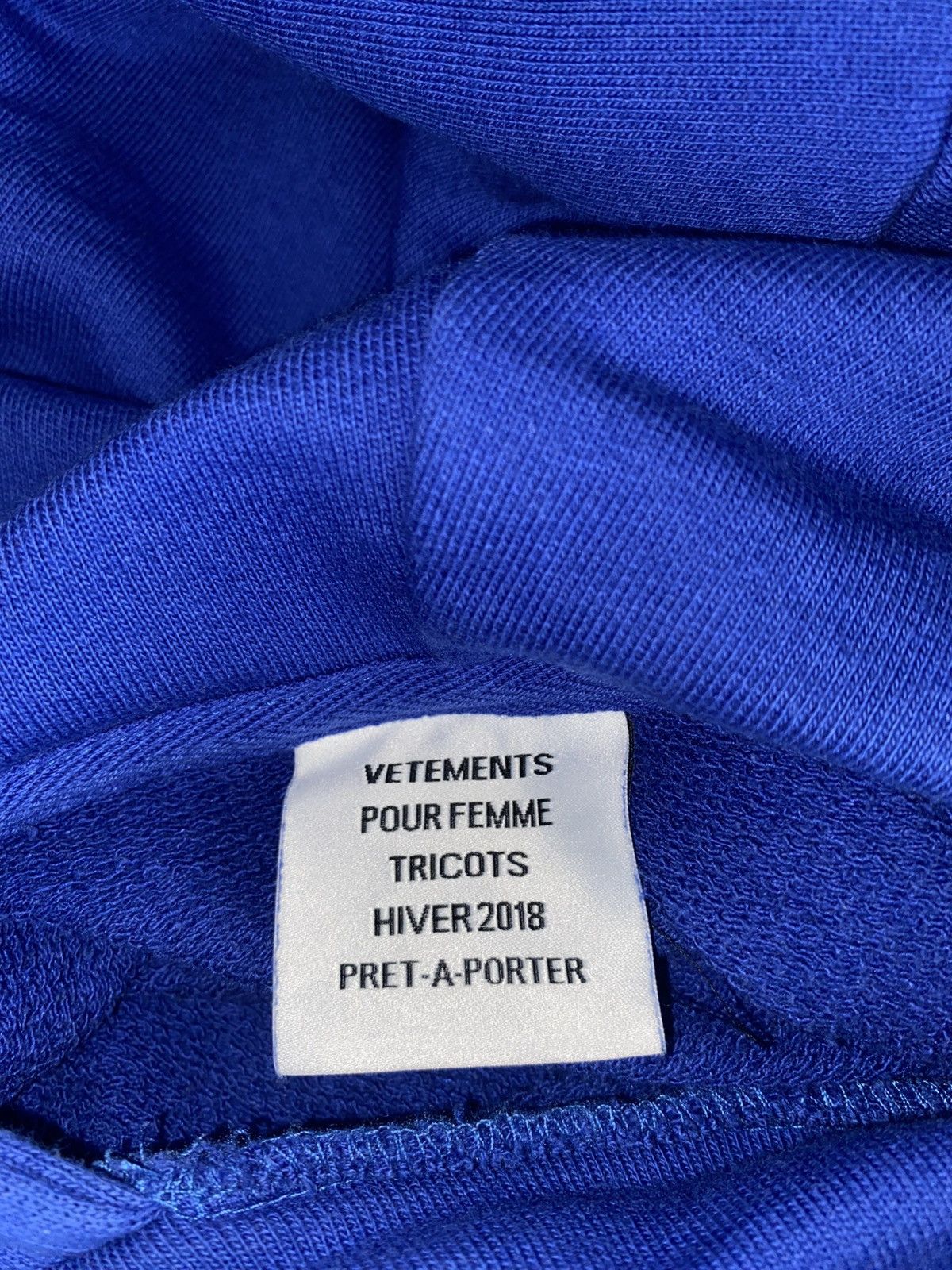Vetements VETEMENTS POUR FEMME 2018 Oversized Euro Hoodie (s) Size US S / EU 44-46 / 1 - 4 Thumbnail
