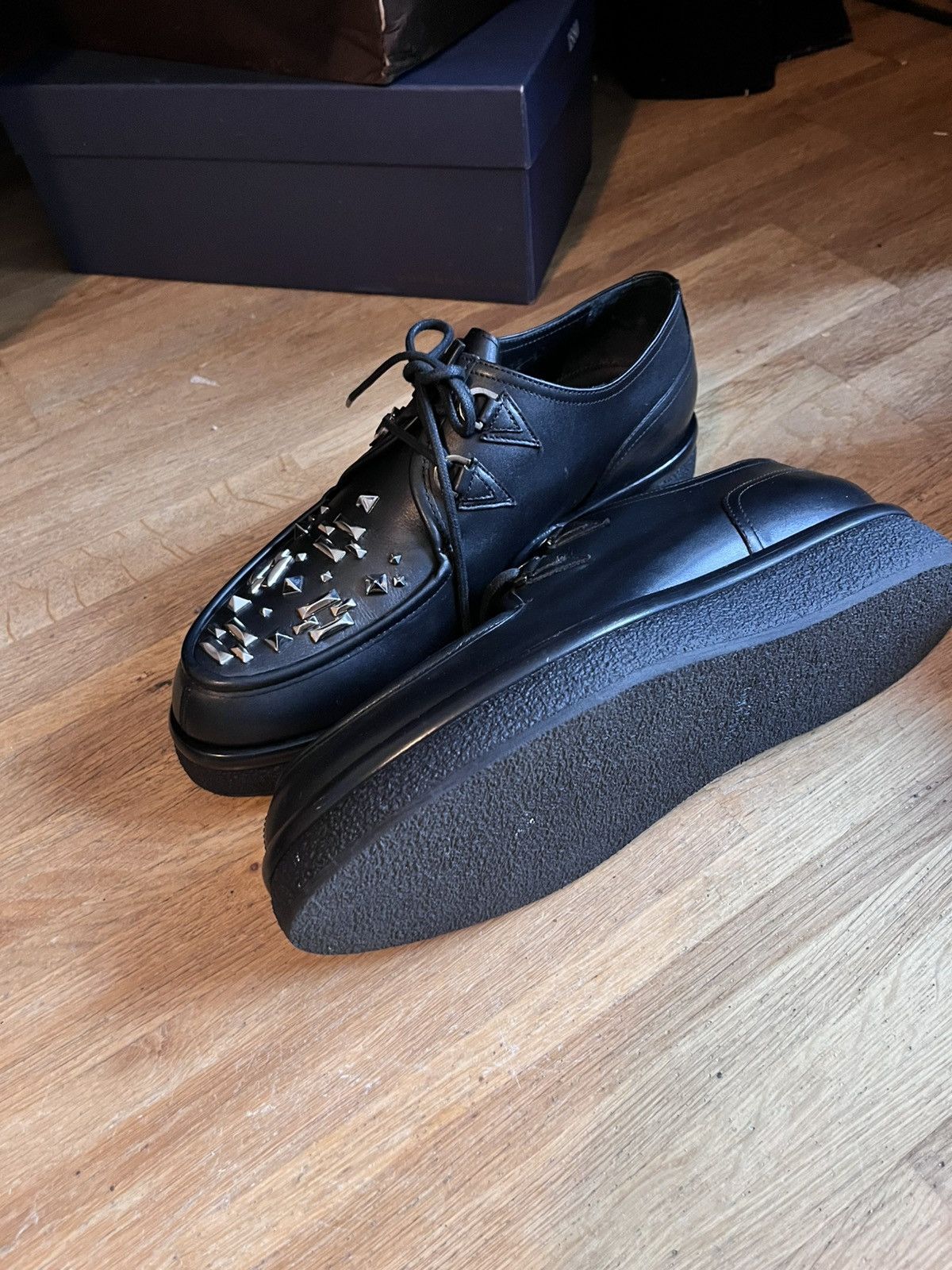 Valentino *BNIB* Valentino studded creepers - derby shoes size 41 Size US 8 / EU 41 - 4 Thumbnail