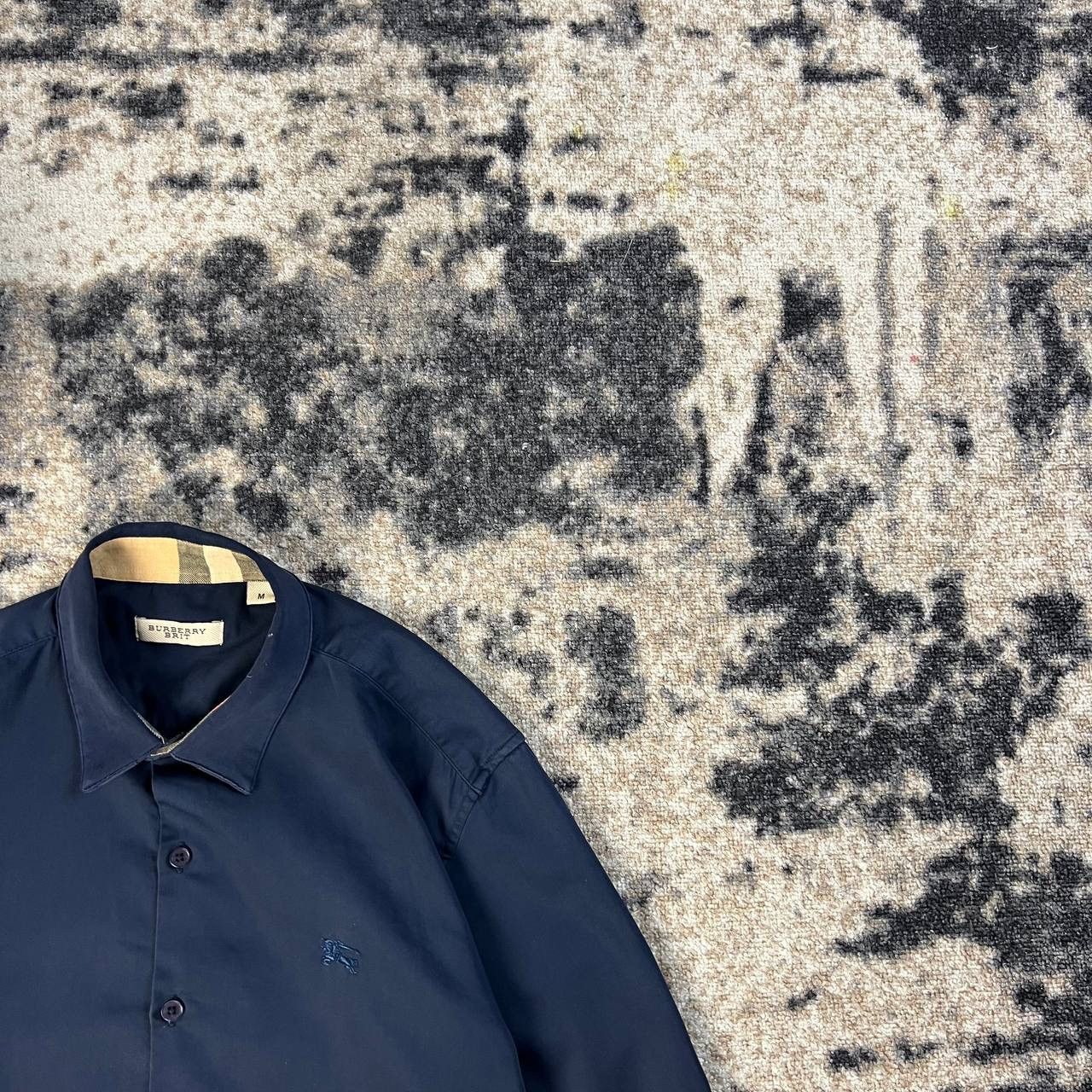 Burberry Burberry Nova Check Mini Logo Luxury Button Up Shirt Size US M / EU 48-50 / 2 - 2 Thumbnail