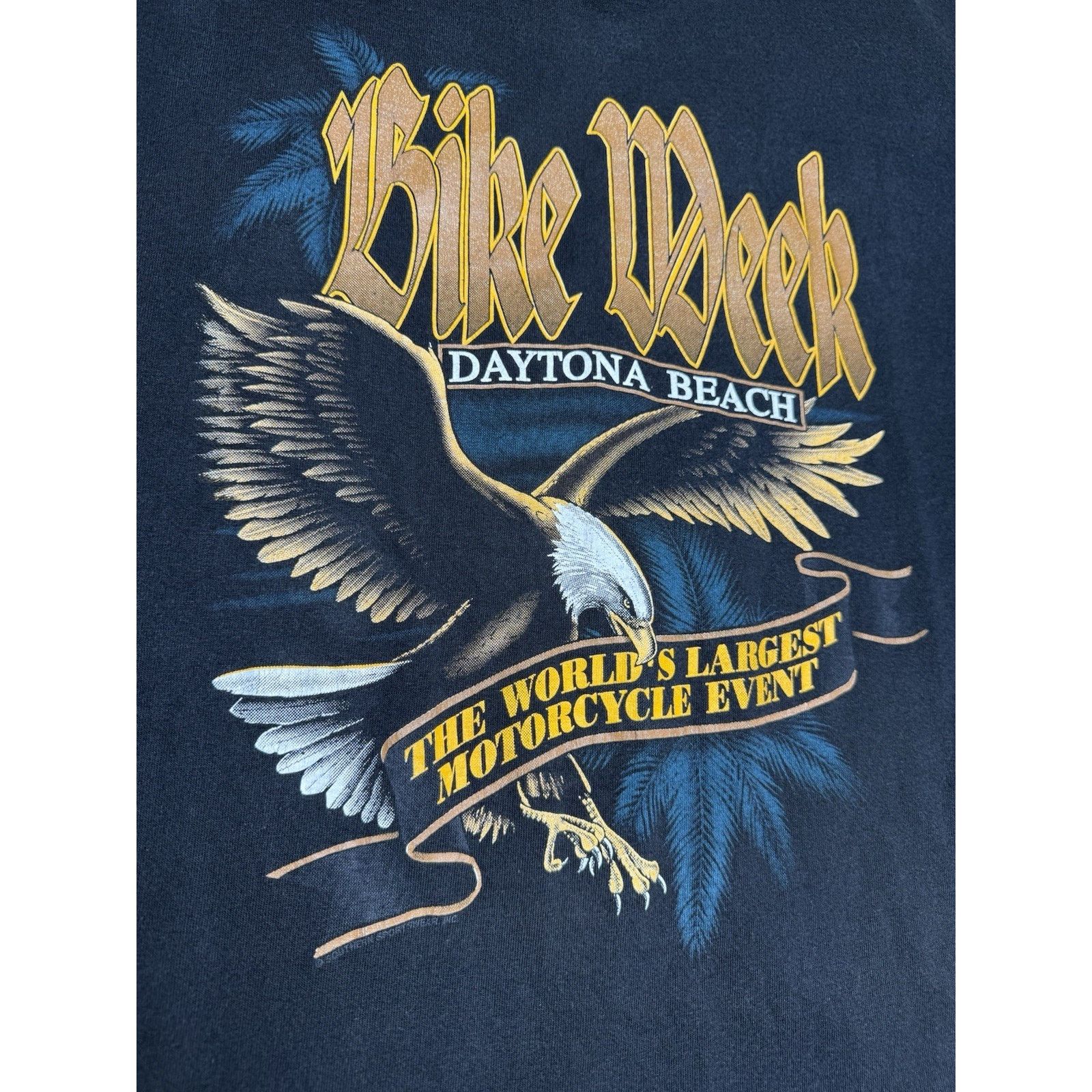 Anvil Vintage 55th Annual 1996 Bike Week Daytona Beach Motorcycle Size US XL / EU 56 / 4 - 2 Thumbnail