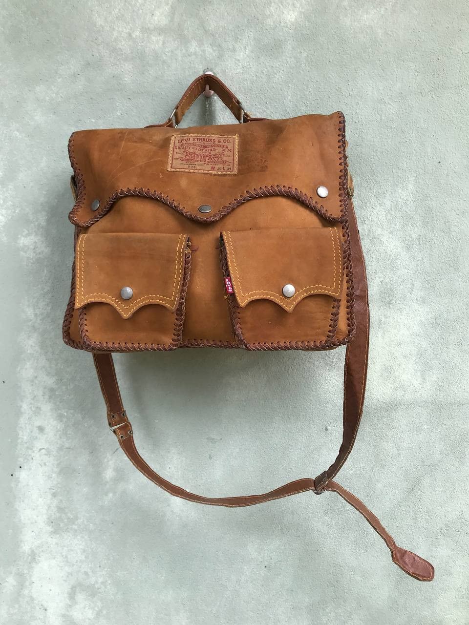 Levis leather bag deals