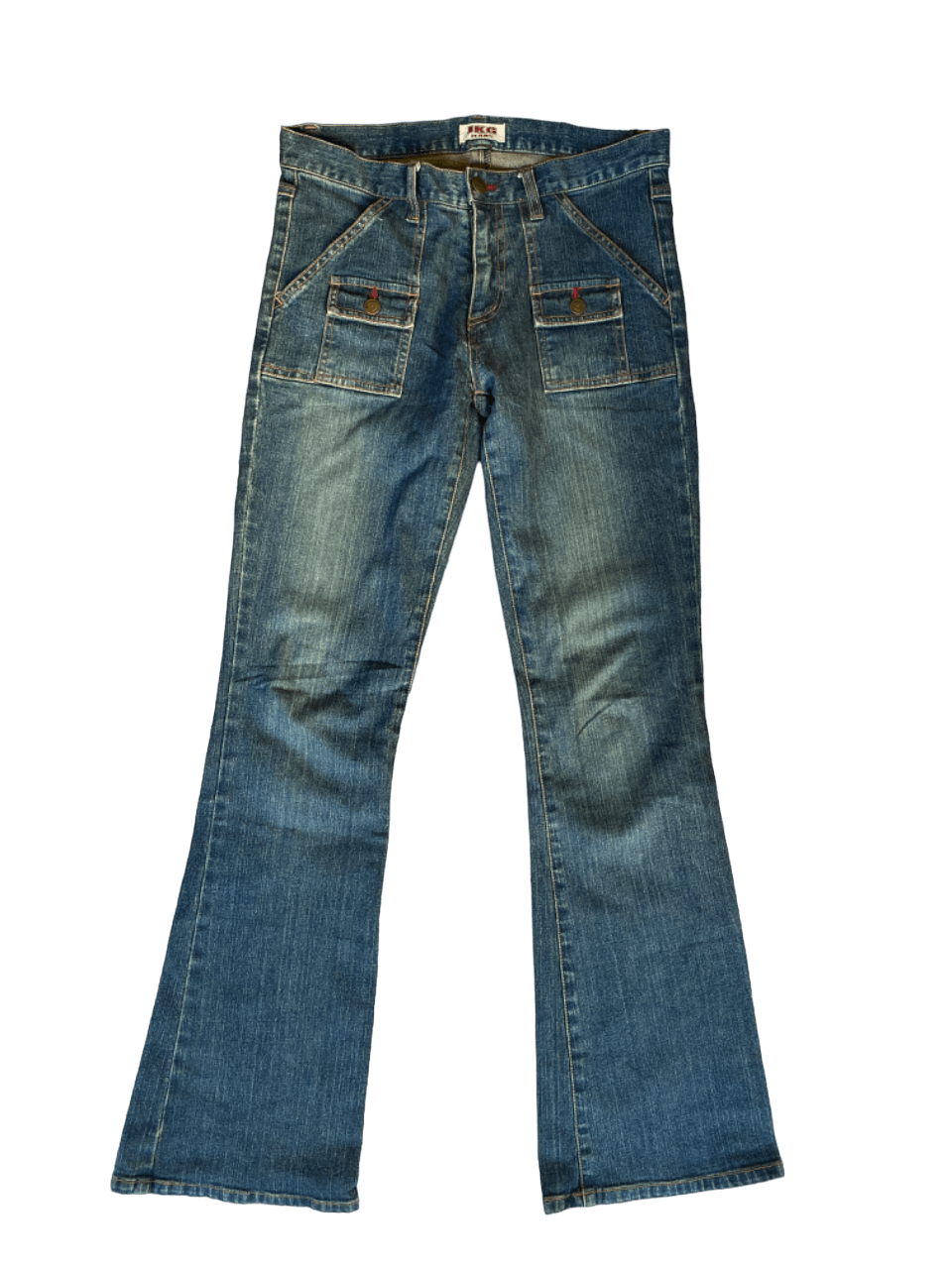 Flared 🔥 JKG Bush Pants Denim