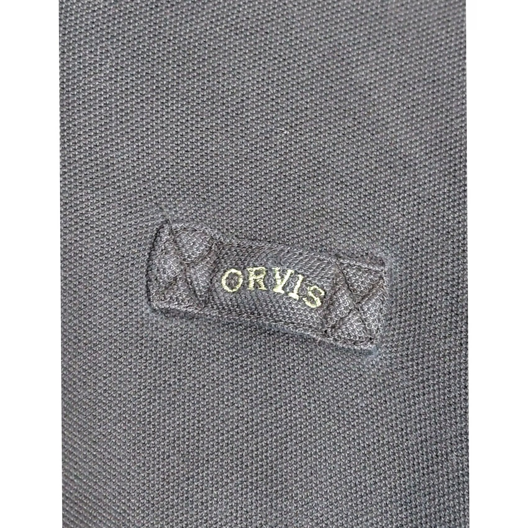 Orvis Orvis Polo Shirt Long Sleeve 100% Cotton Knit Black Solid M Mens Size US M / EU 48-50 / 2 - 3 Thumbnail