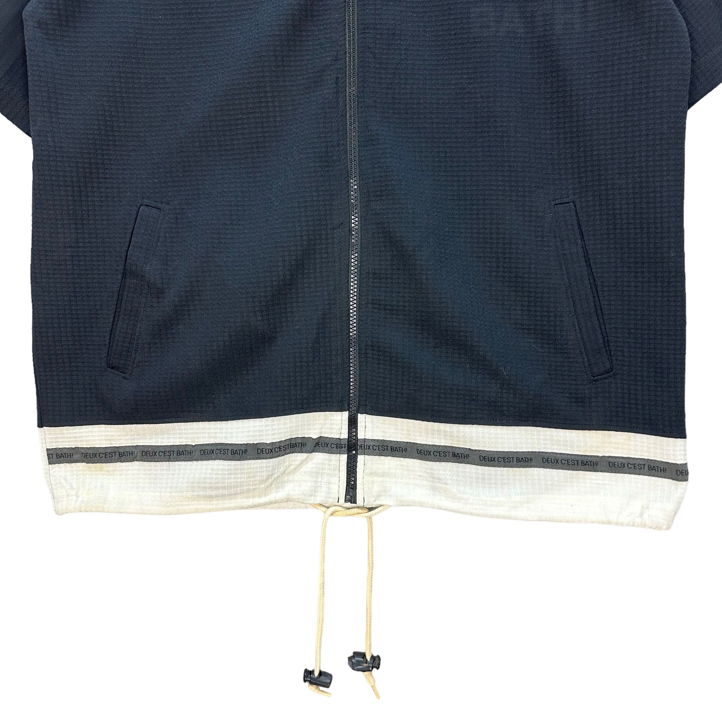 Japanese Brand DEUX ACTION Circle Big Logo SS Zipper Jacket #8493-011 Size US L / EU 52-54 / 3 - 5 Thumbnail