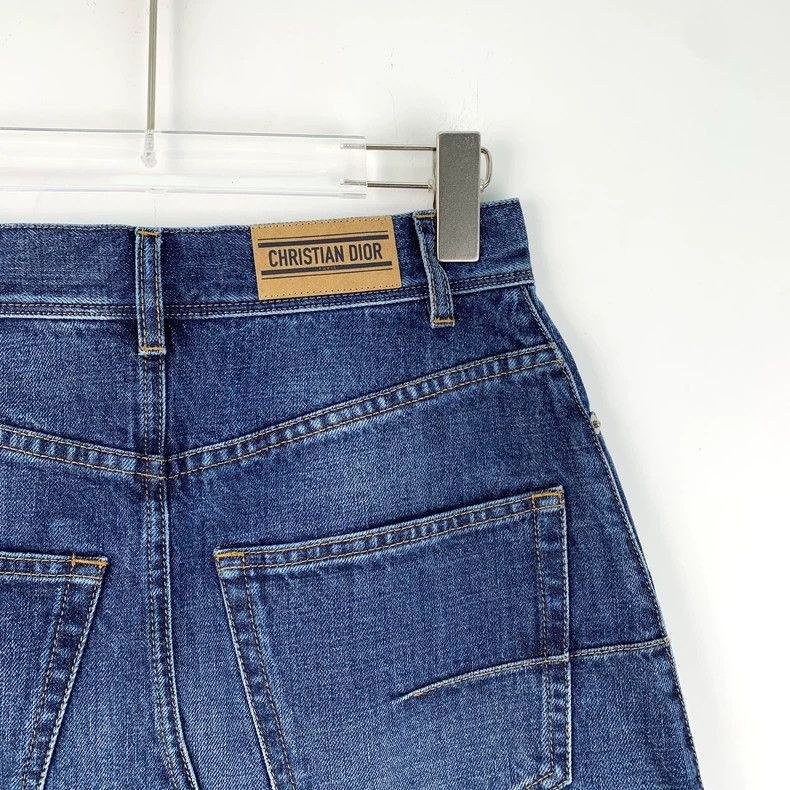 Dior Dior 24 blue washed cotton casual denim skirts 2505-Nextarr Size 24" / US 00 / IT 34 - 5 Thumbnail