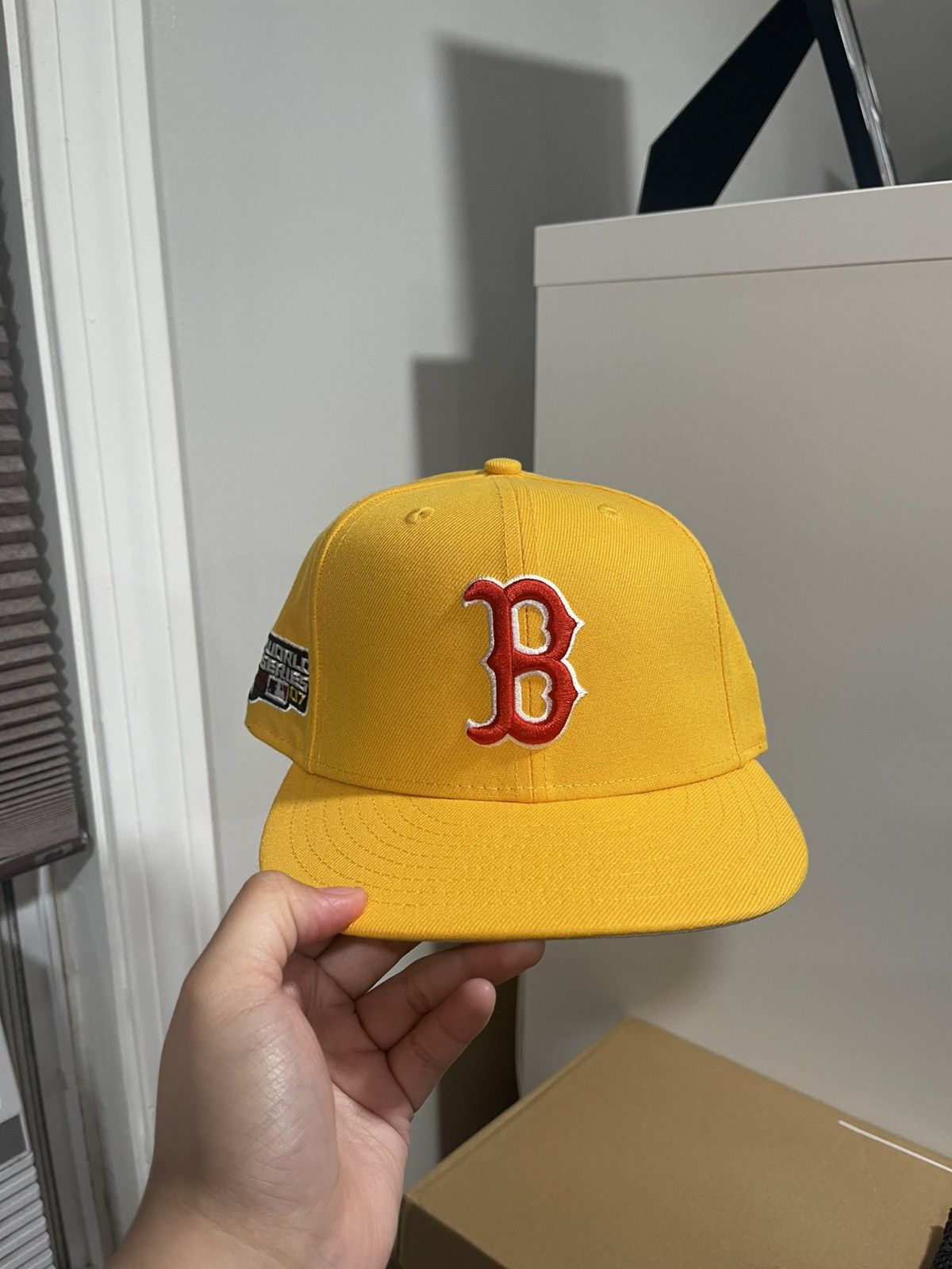 Hat Club Hat Club ‘Lemonade’ Boston Red Sox Fitted Size 7 1/8 Size ONE SIZE - 1 Thumbnail