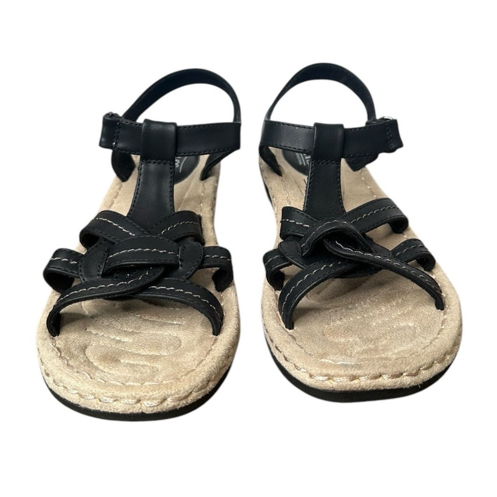 Other Cliffs White Mountain Womens 8 Black Buckle Sandals Vegan Size US 8 / IT 38 - 9 Thumbnail