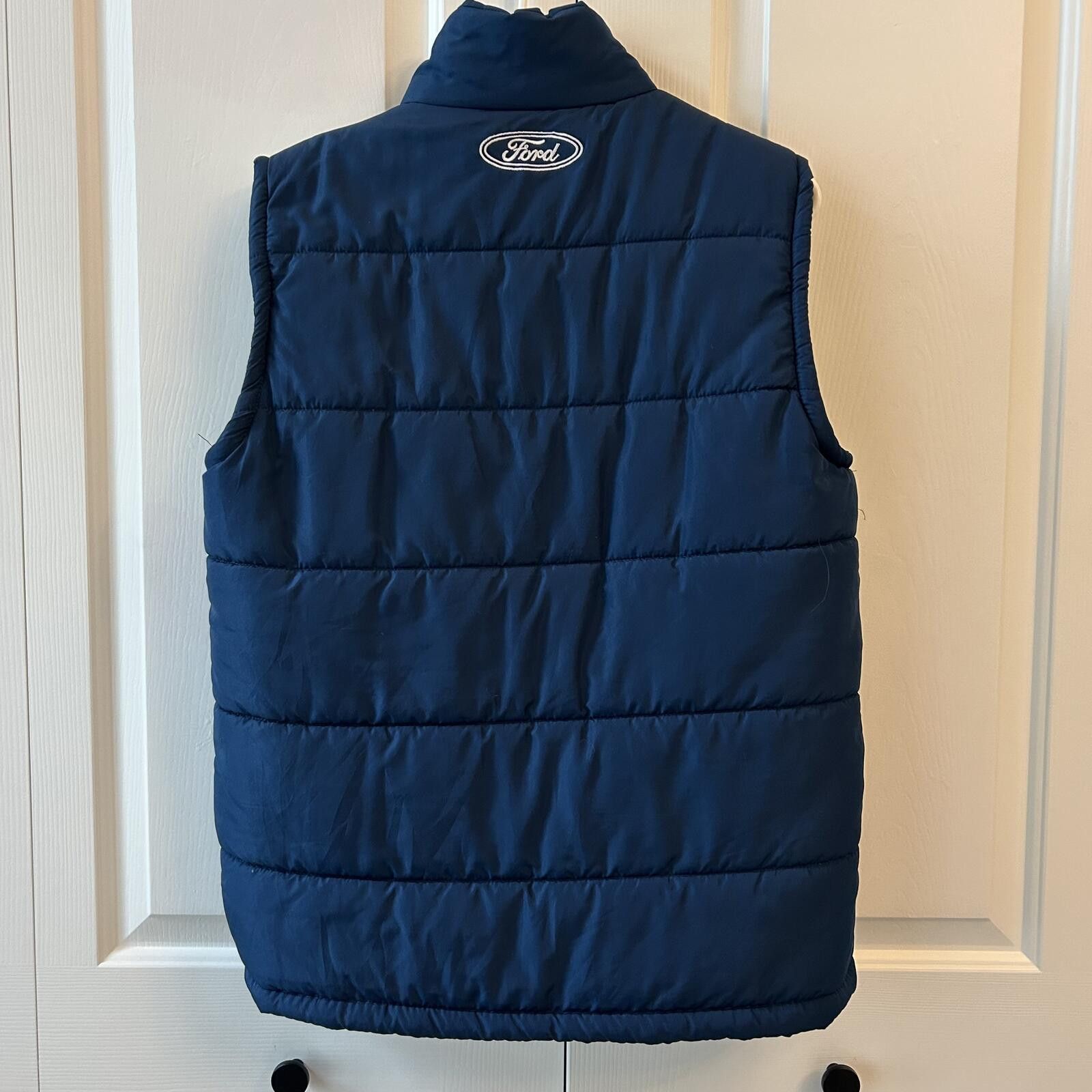 Twins Twins Ford Navy Puffer Vest Men’s M Baseball, Ford Cars Size US M / EU 48-50 / 2 - 2 Thumbnail