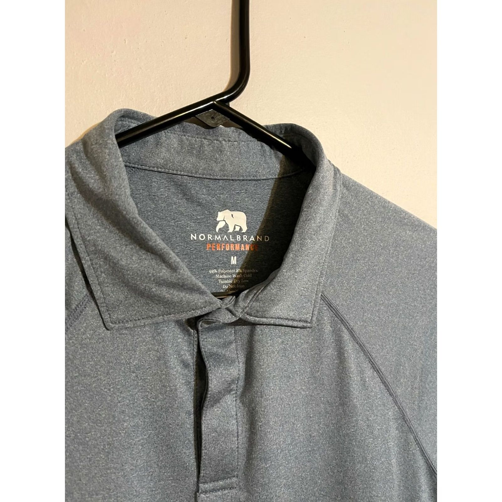 Vintage The Normal Brand Golf Polo Shirt Men's M Performance Athletic Blue/Gray S/S Size US M / EU 48-50 / 2 - 2 Thumbnail