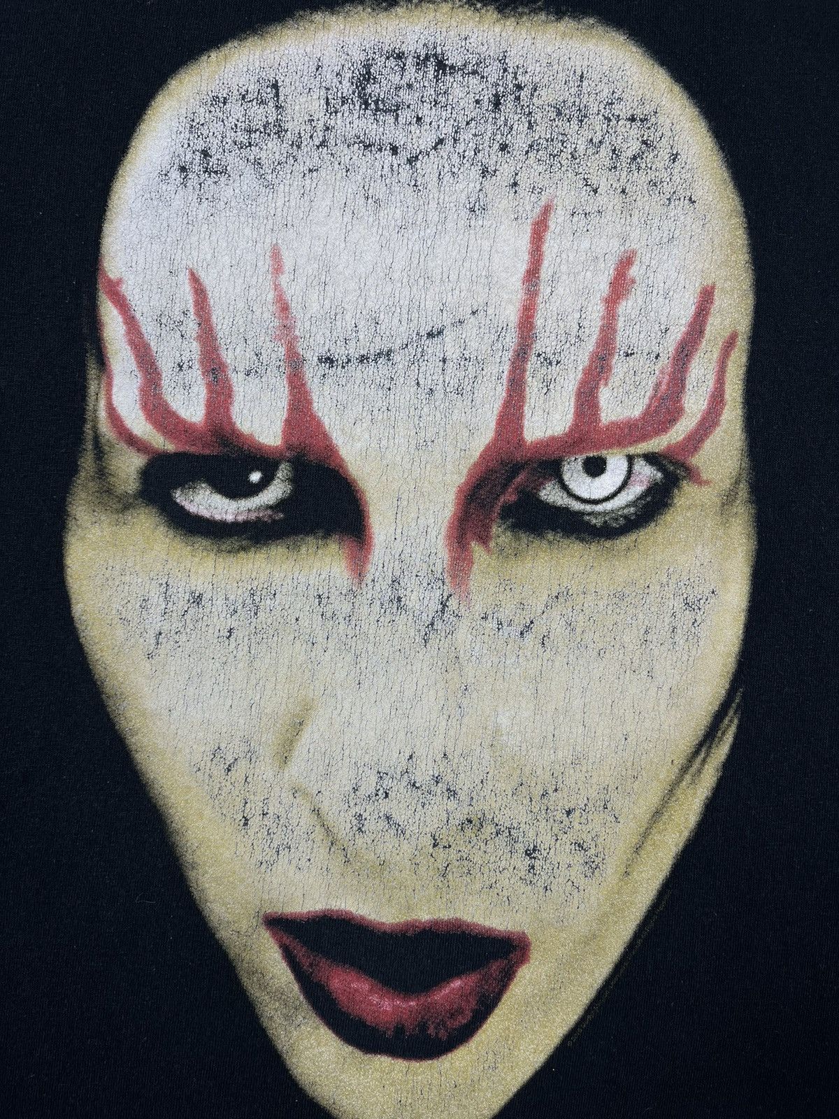 Band Tees Vintage Marilyn Manson face Rock Band T Shirt 90’s Size US S / EU 44-46 / 1 - 8 Thumbnail