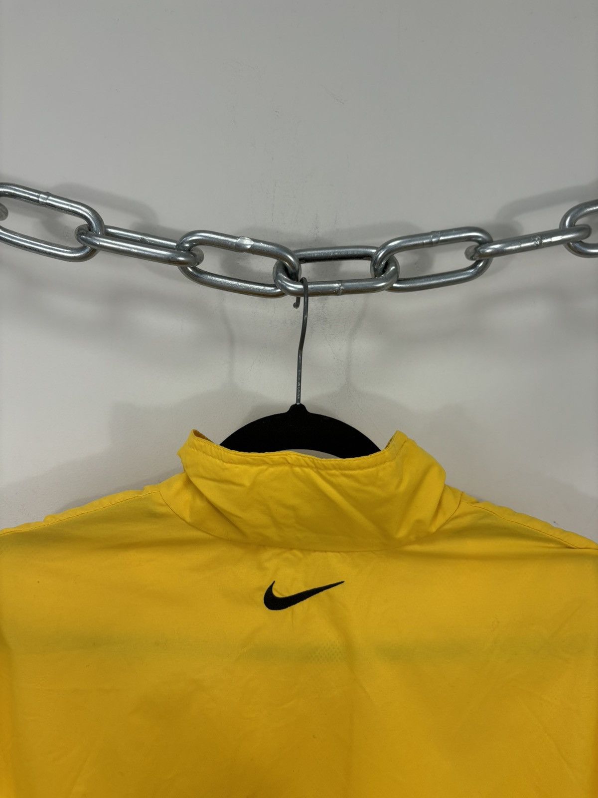 Nike Vintage Nike Y2K Retro Hype Yellow Swoosh Nylon Track Jacket Size US M / EU 48-50 / 2 - 22 Thumbnail