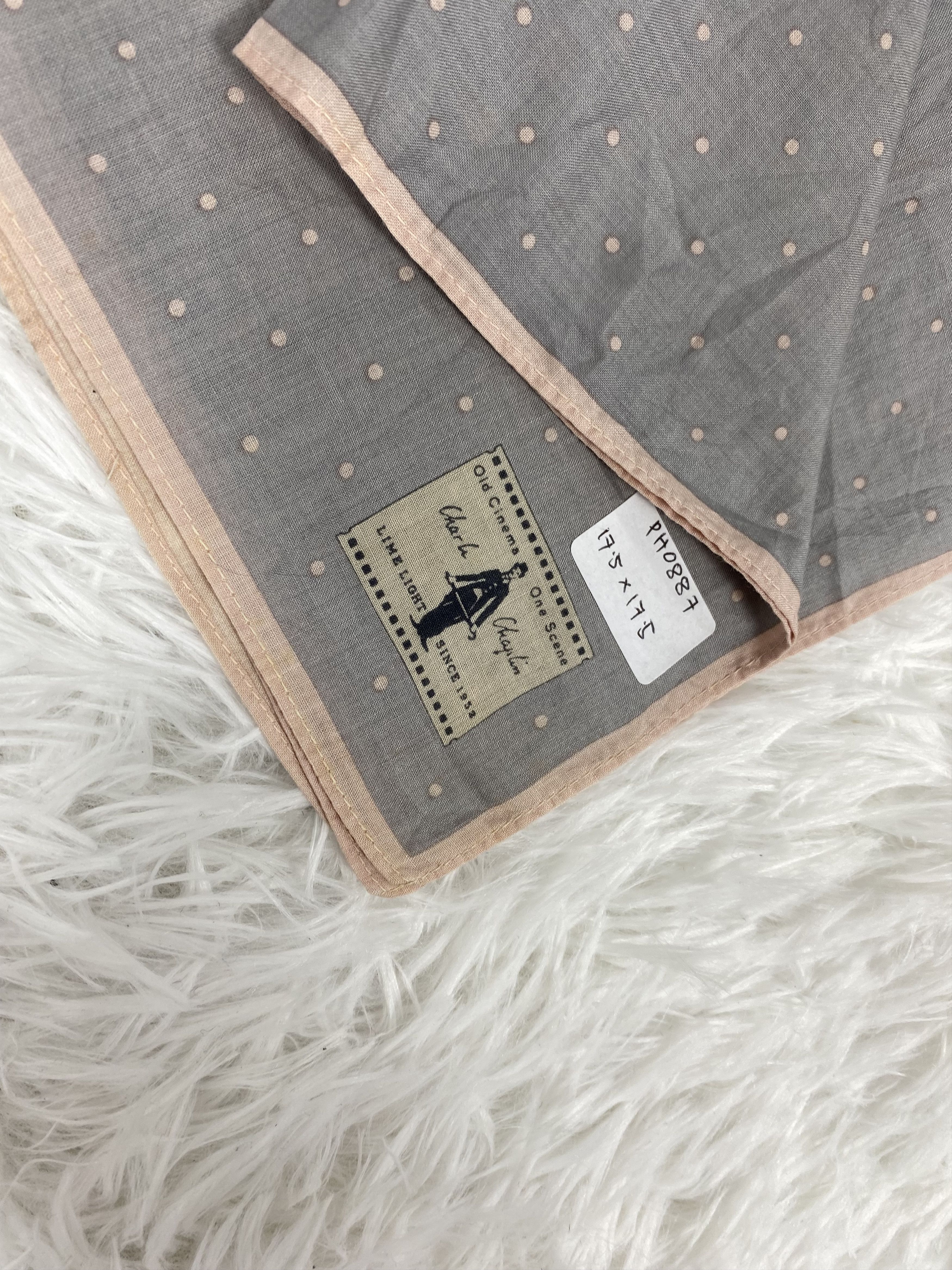 Designer × Vintage Vintage Charlie Chaplin Handkerchief Neckerchief PH0887 Size ONE SIZE - 2 Thumbnail