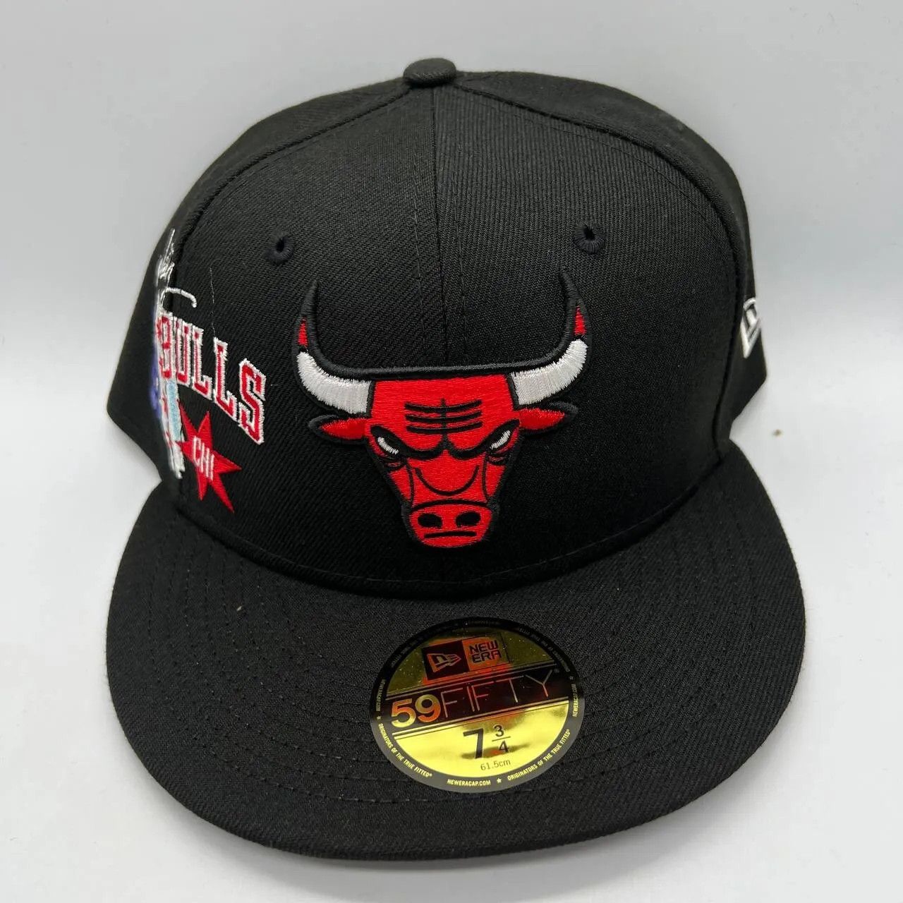 New Era Chicago Bulls Windy City NBA 7 3/4 Hat Fitted Cap New Men Size ONE SIZE - 2 Thumbnail