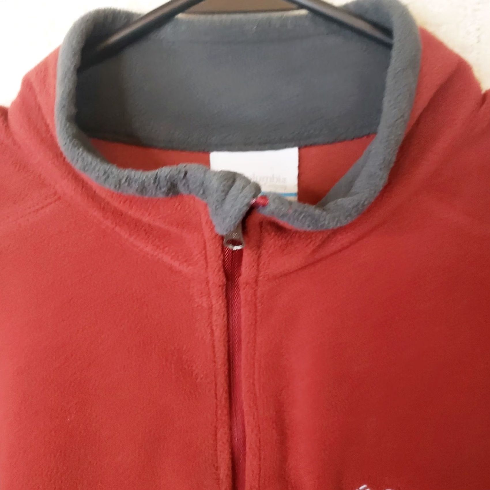 Vintage COLUMBIA SPORTSWEAR Jacket Pullover 1/4 Zip Red Fleece Men M Size Regular Jacket Mens Red 1/4 Zip Pullover 100% Polyester Solid Style Size US M / EU 48-50 / 2 - 4 Thumbnail
