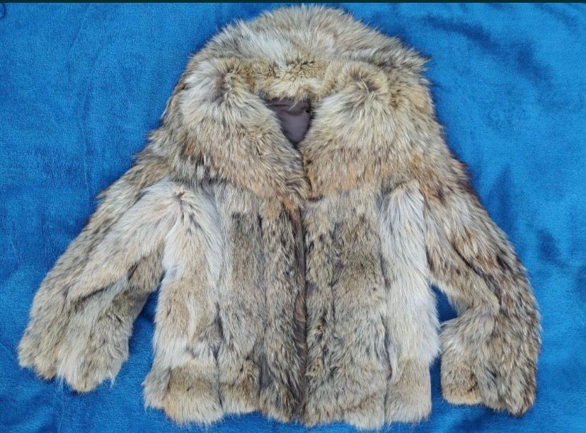 Pre-owned Archival Clothing X Mink Fur Coat Japanese Vintage Real Fox Fur Coat Jacket In Grey