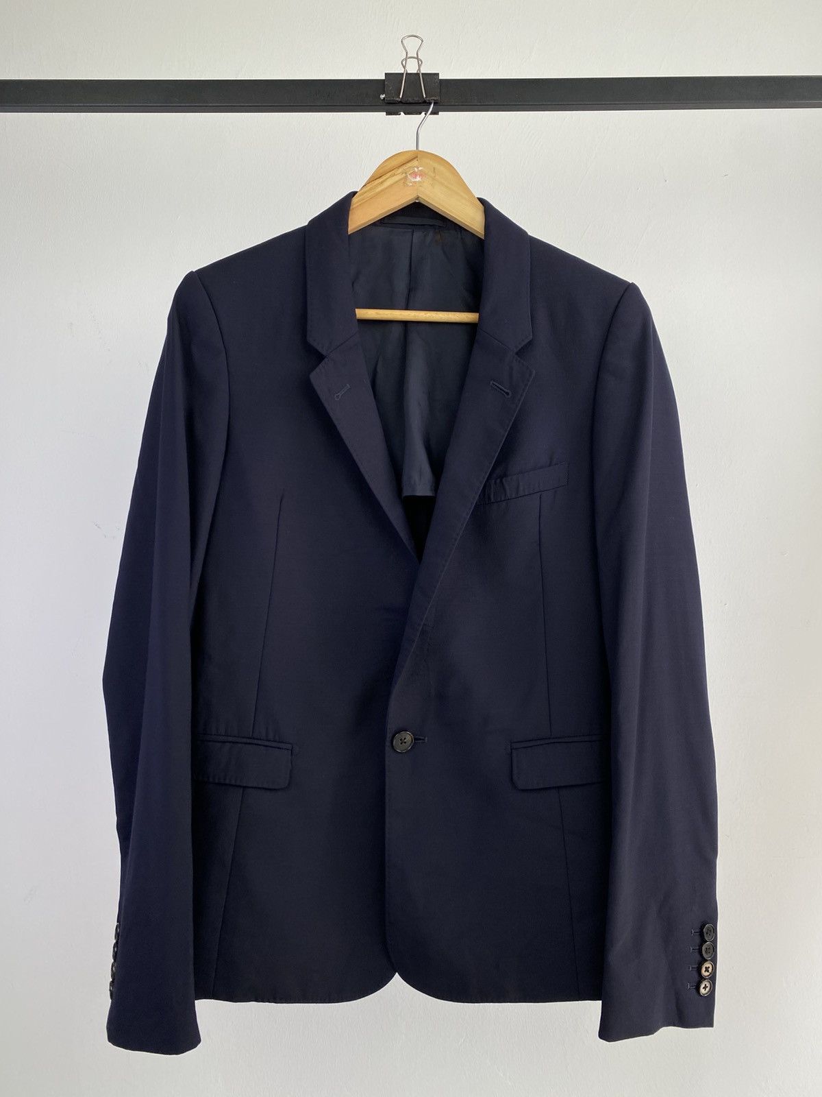 Lad Musician 2000’s Lad Musician Single Button Wool Blazer Jacket Size US M / EU 48-50 / 2 - 1 Thumbnail