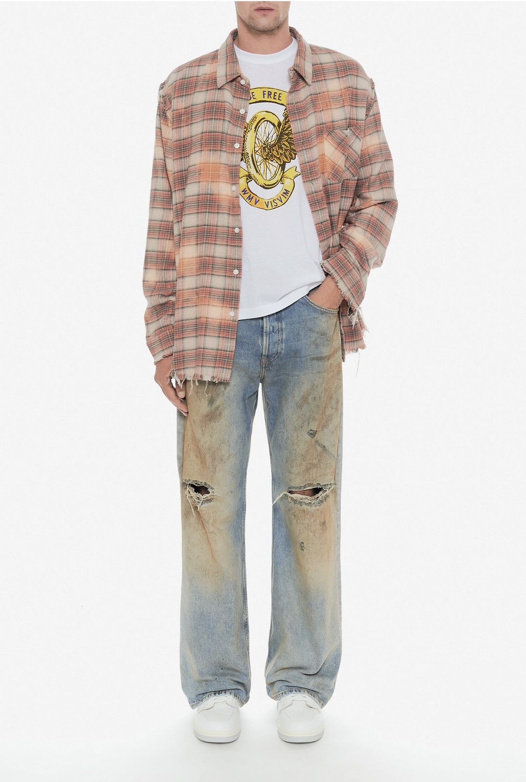 Visvim Last Visvim Logo Print Cotton T-Shirt Size US XL / EU 56 / 4 - 4 Thumbnail
