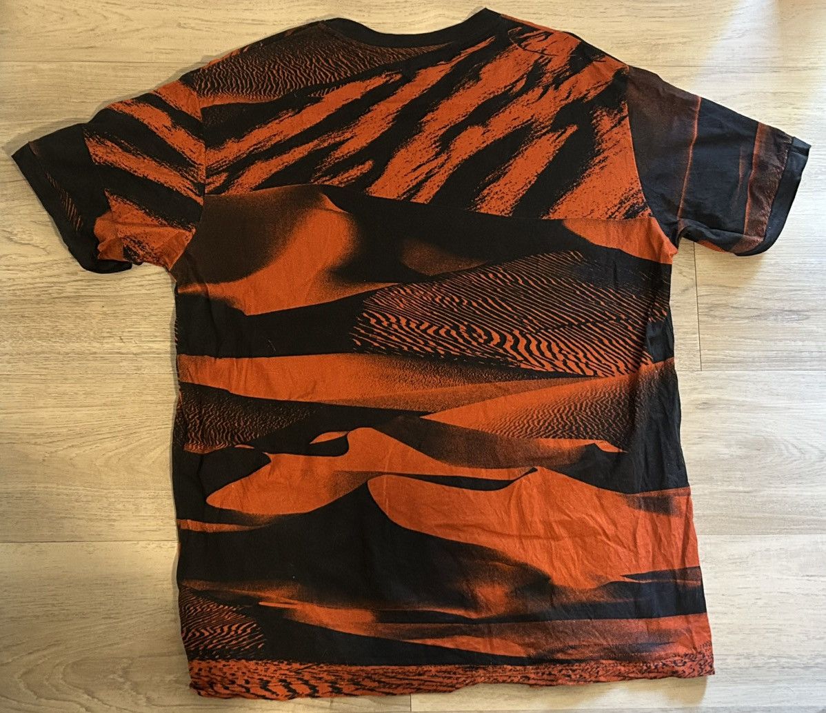 Balmain Balmain Paris Orange/Black Logo Tee Shirt Size US L / EU 52-54 / 3 - 3 Thumbnail