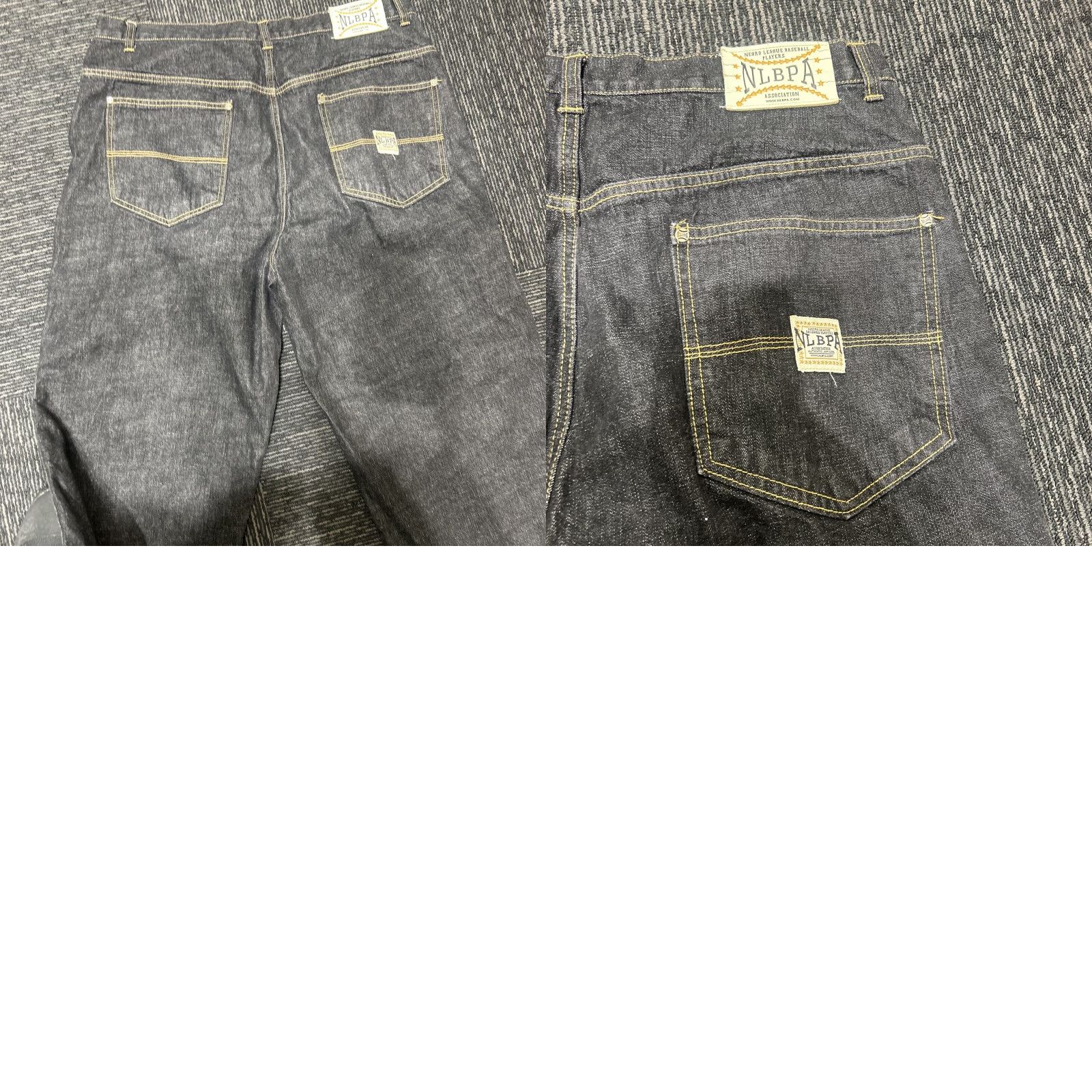Vintage NLBPA Negro League Baseball Players Jeans Mens 40x32 Blue 100% Cotton Denim Relaxed Baggy Logos Patches Vintage-No N/A Size US 40 / EU 56 - 8 Thumbnail