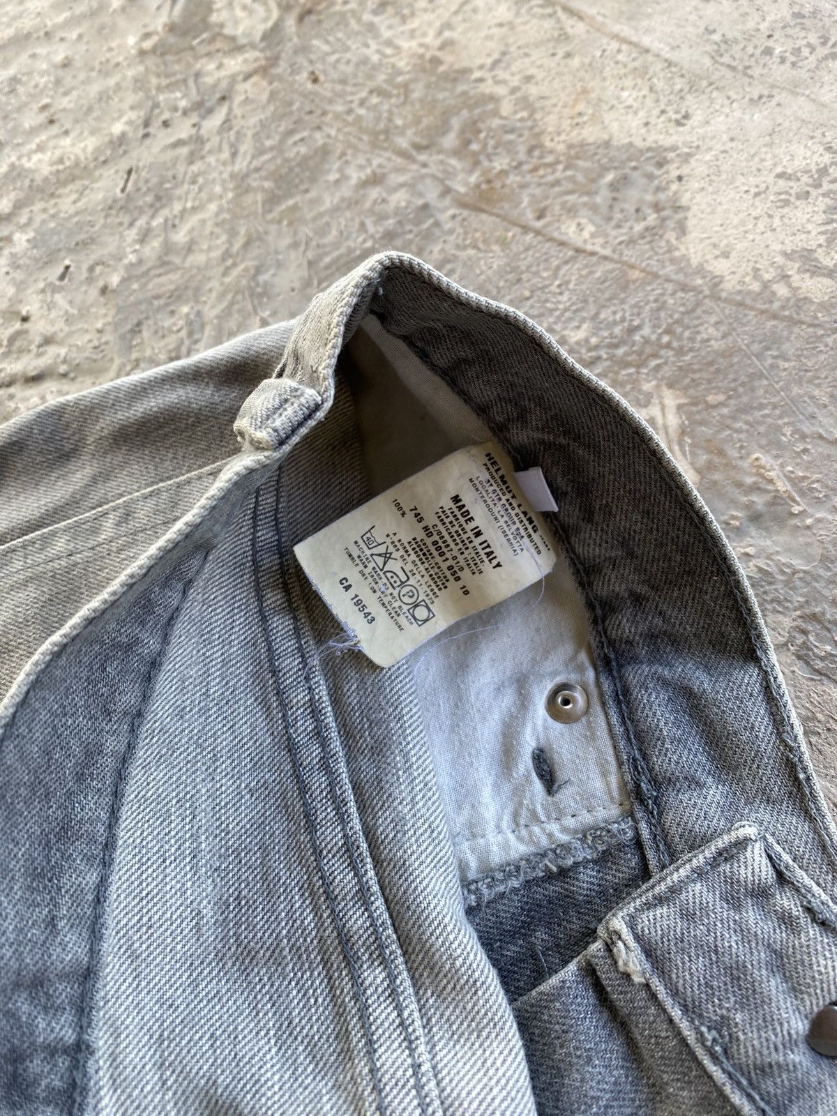 Helmut Lang × Vintage 👘SALE👘 HELMUT LANG VINTAGE CLASSIC DENIM ITALIAN CUT Size US 30 / EU 46 - 9 Thumbnail