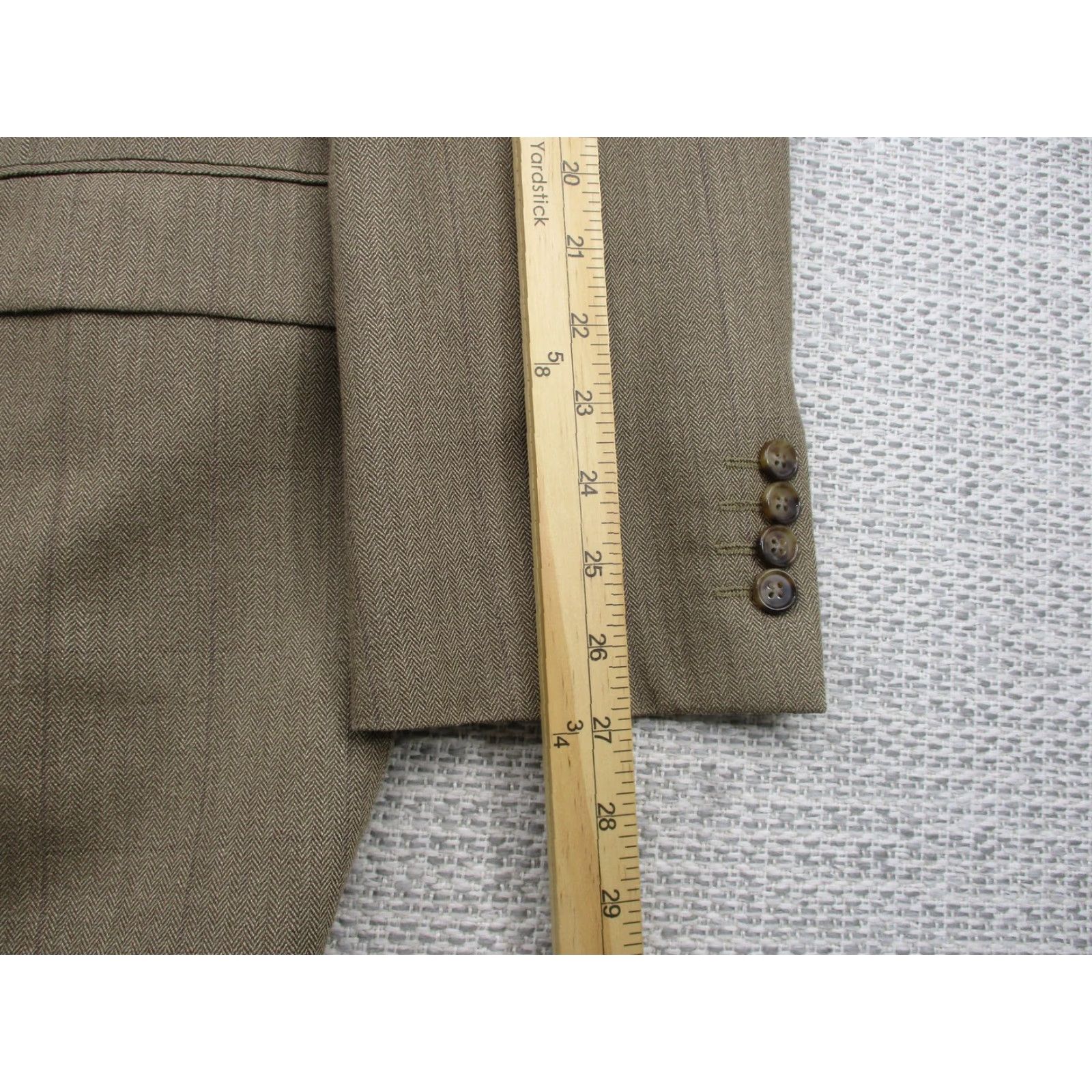Ralph Lauren Ralph Lauren Blazer Mens 50 Long Brown Wool Silk Herringbone Sport Coat Dillard's Size 50R - 5 Thumbnail