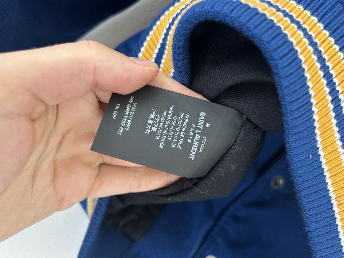 Saint Laurent Paris ‘Je T’Aime’ Blue Corduroy Teddy Jacket Size US M / EU 48-50 / 2 - 10 Thumbnail