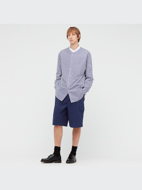 Jil Sander × Uniqlo Uniqlo Jil Sander Supima Cotton Oversized Stand Collar Size US M / EU 48-50 / 2 - 6 Thumbnail