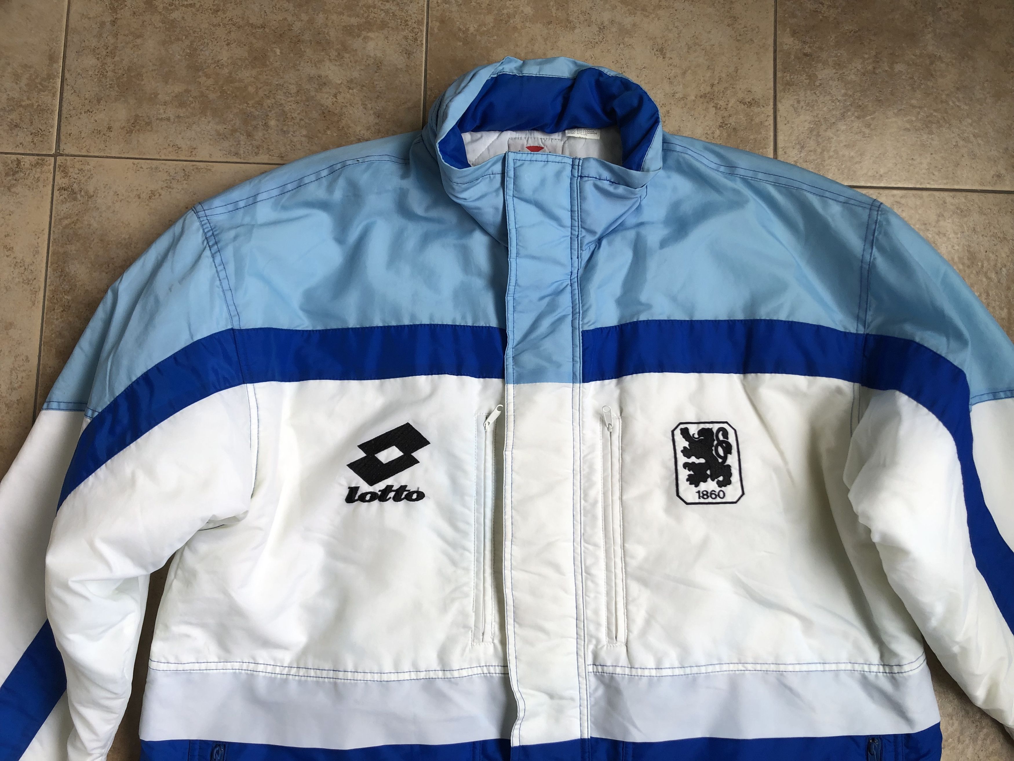 Vintage TSV 1860 München Munich Lotto Padded Jacket 90's Size US XL / EU 56 / 4 - 3 Thumbnail