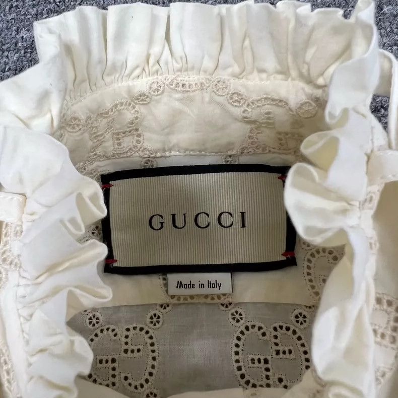 Gucci Gucci Full print double G hollow long-sleeved shirt 2504-Ne Size XS / US 0-2 / IT 36-38 - 5 Thumbnail
