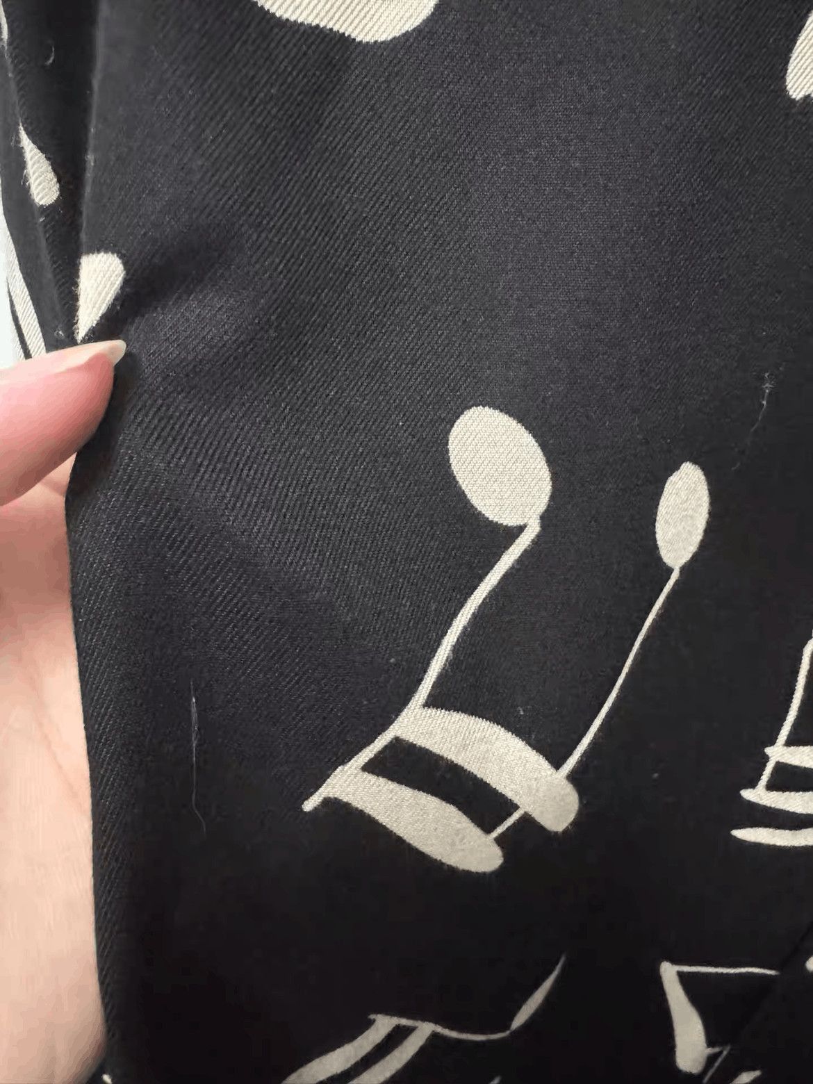 Saint Laurent Paris Sz 38 Saint Laurent Paris by Hedi 16AW Musical Letter Shirt Size US M / EU 48-50 / 2 - 5 Thumbnail