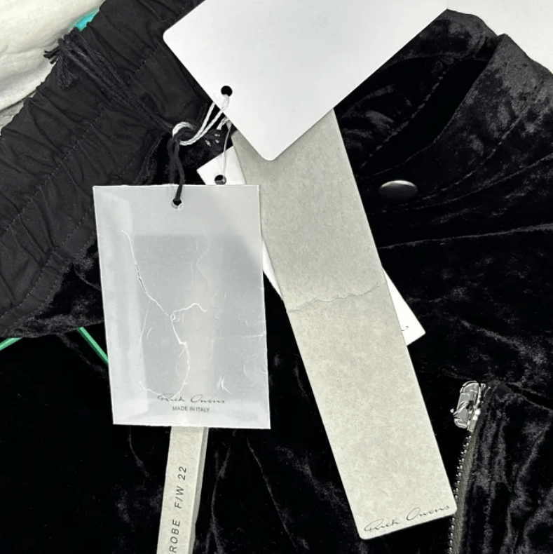 Rick Owens Rick Owens DRKSHDW Black Zip Drawstring Sweatpants Size US 32 / EU 48 - 4 Thumbnail