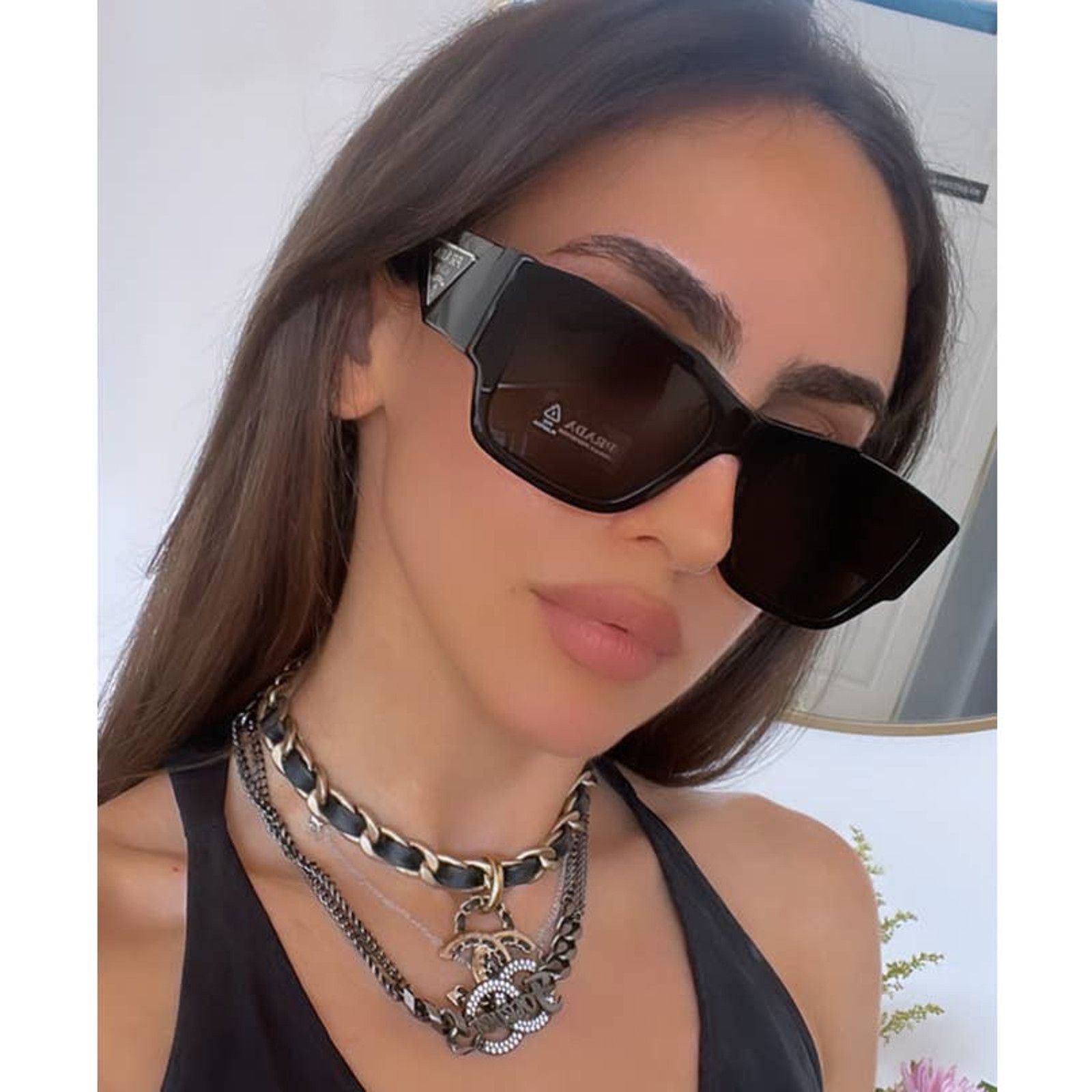 Prada NEW Prada PR10ZS Black Sunglasses Unisex $563 Size ONE SIZE - 2 Thumbnail