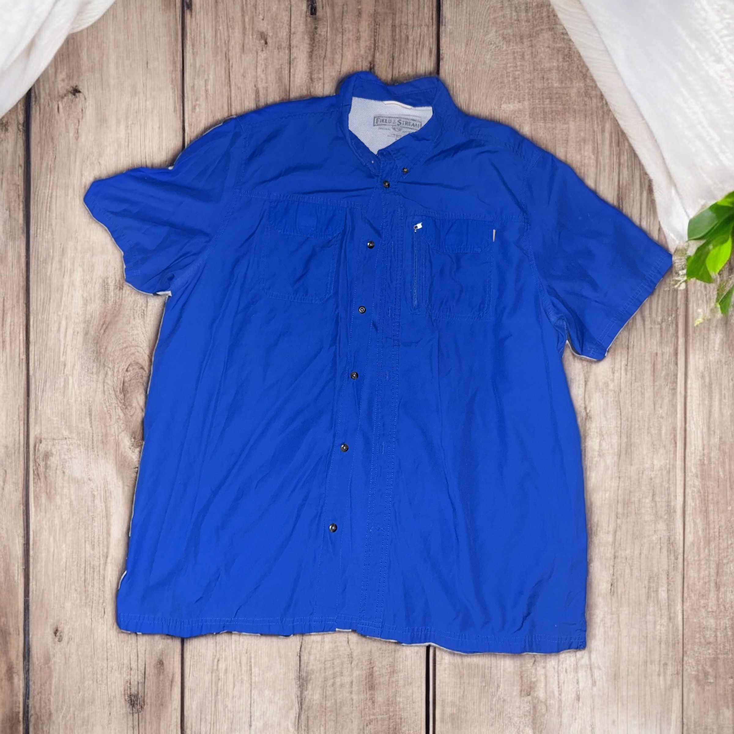 Field & Stream Field and stream short sleeves button up shirt for men Size US L / EU 52-54 / 3 - 1 Thumbnail